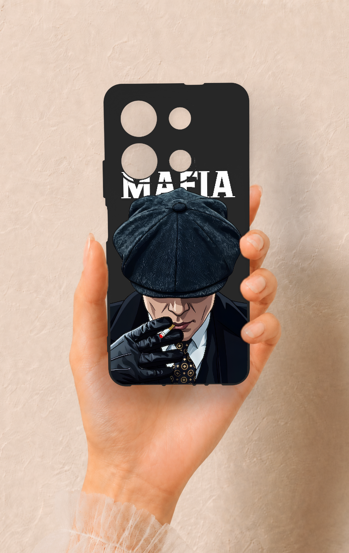 İnfinix Note 30 Uyumlu MAFIA Desenli Silikon Kılıf