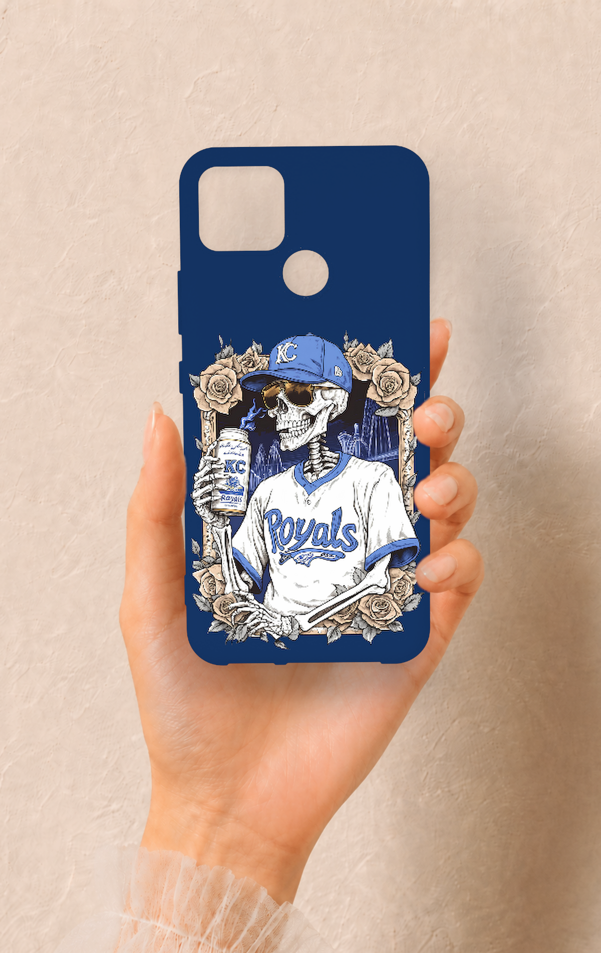 Realme C25 Uyumlu Royals Desenli Silikon Kılıf