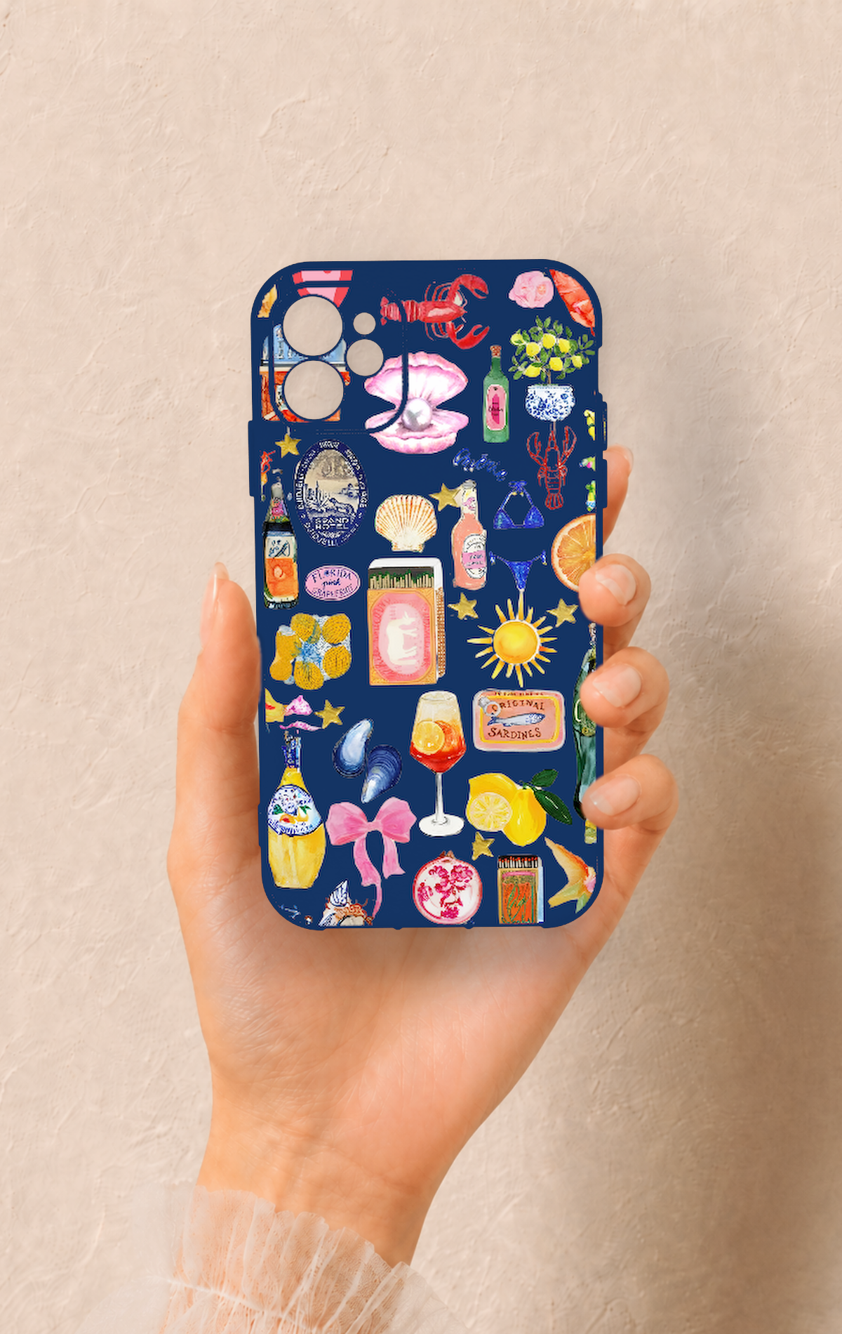 iPhone 11 Uyumlu Summer Desenli Silikon Kılıf