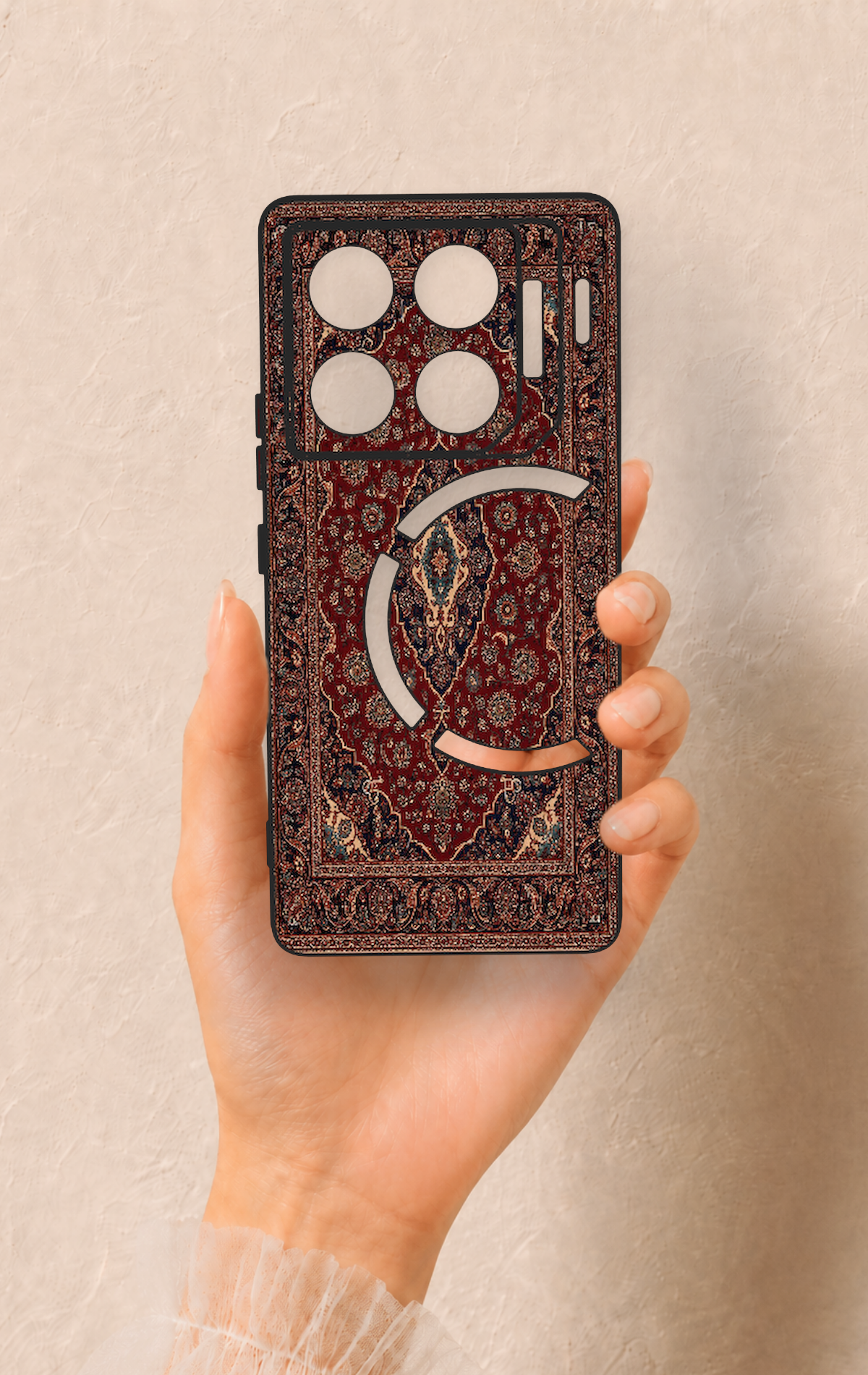 İnfinix Gt 20 Pro Uyumlu Acem Halı Desenli Silikon Kılıf