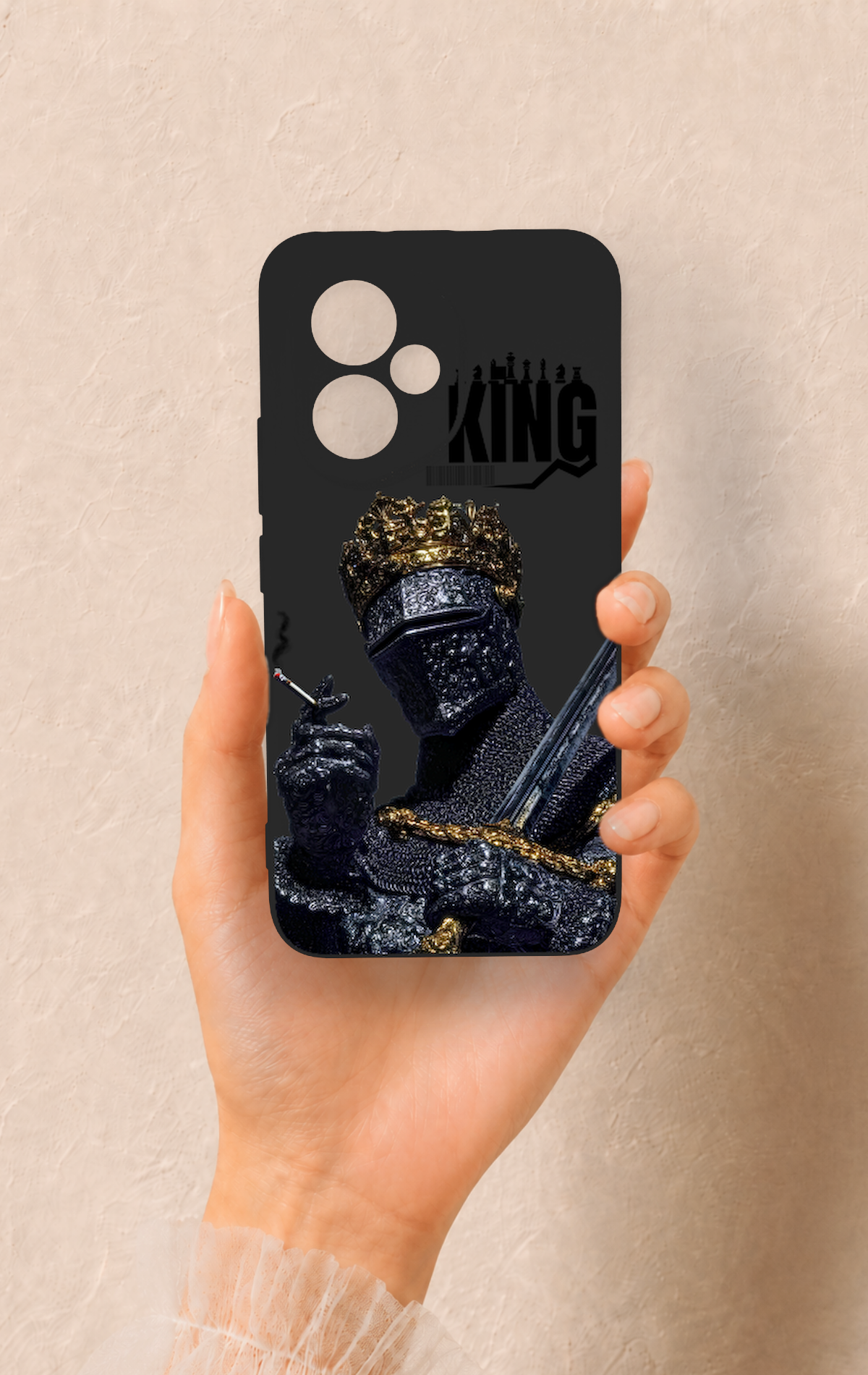 Honor 400 Uyumlu King Desenli Silikon Kılıf