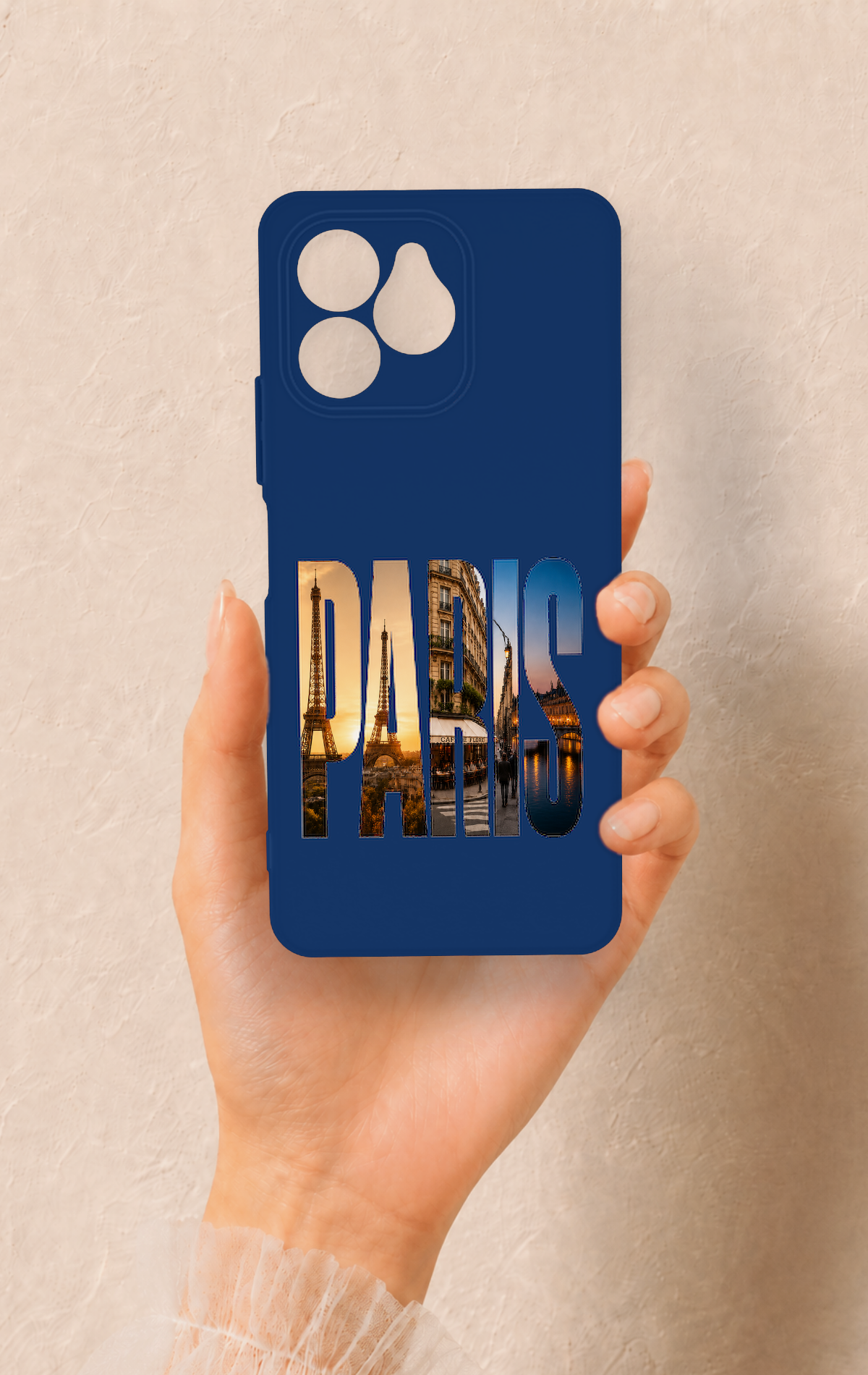 Omix x6 Uyumlu Paris Desenli Silikon Kılıf
