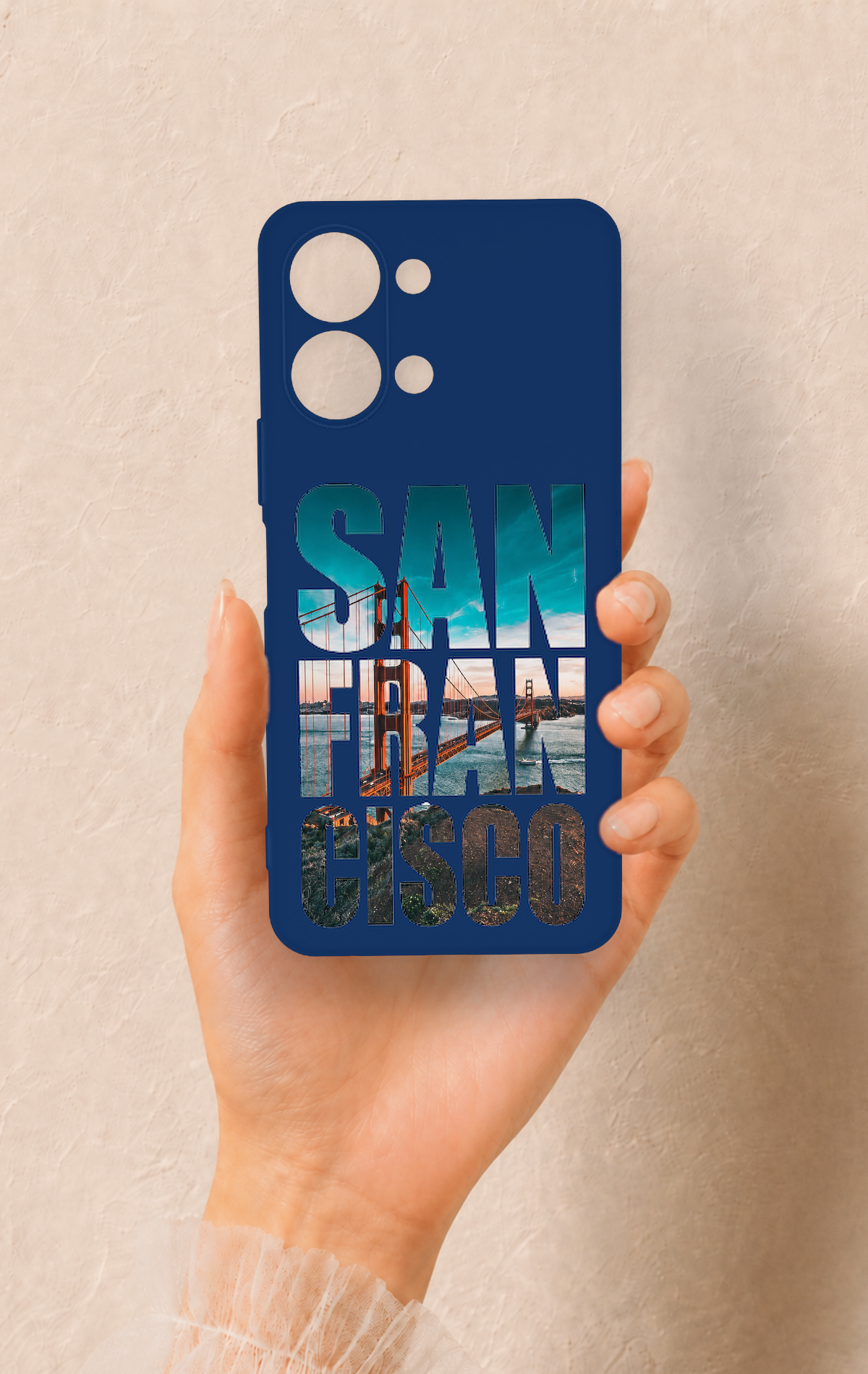 Vivo Y05 4G Uyumlu San Francisco Desenli Silikon Kılıf