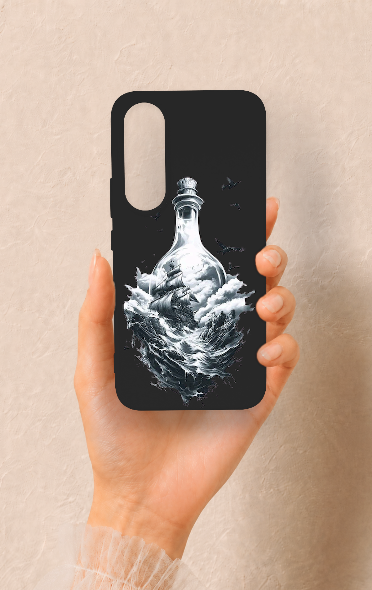 Vivo V70 FE 5G Uyumlu Secret Sea Desenli Silikon Kılıf