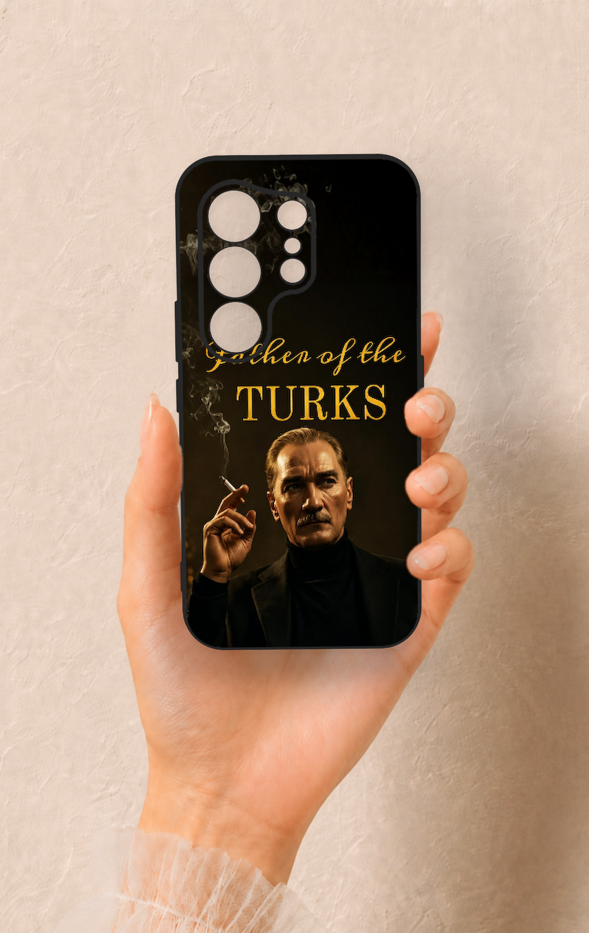 Tecno Camon 50 4G Uyumlu Father Of The Turks Desenli Silikon Kılıf