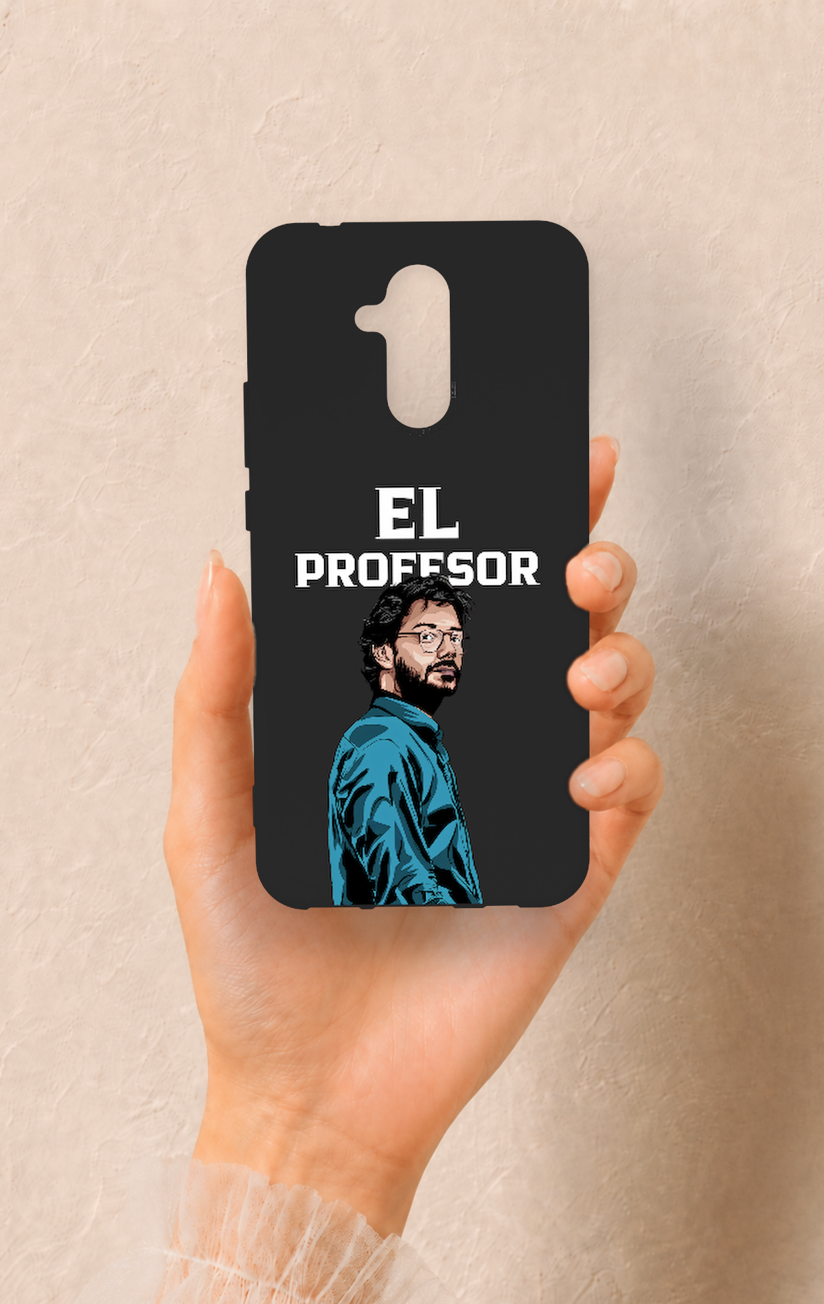 Huawei Mate 20 Lite Uyumlu El Profesor Desenli Silikon Kılıf
