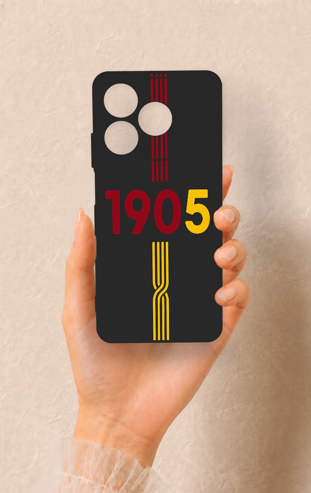 Realme C63 Uyumlu 1905 Kemer Desenli Silikon Kılıf