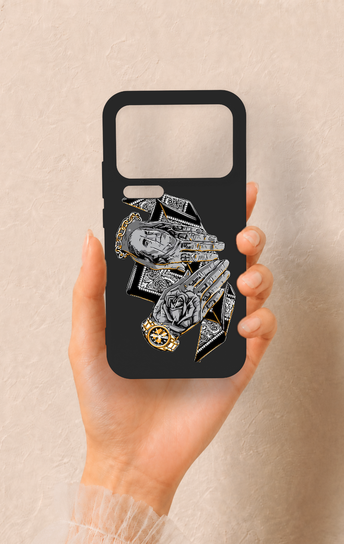 Mi 17 Pro Max Uyumlu Self Made Desenli Silikon Kılıf