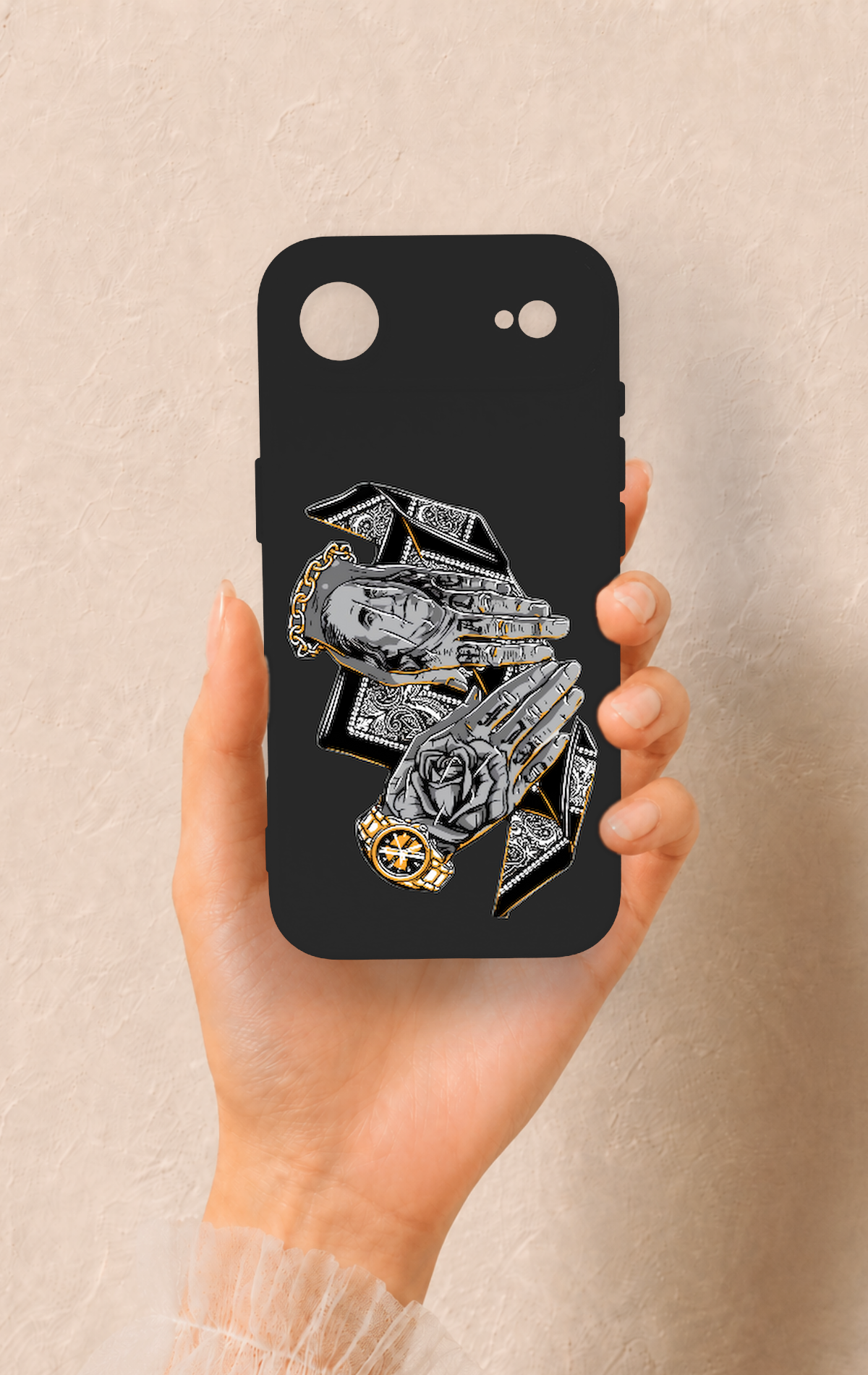 iPhone 17 Air Uyumlu Self Made Desenli Silikon Kılıf