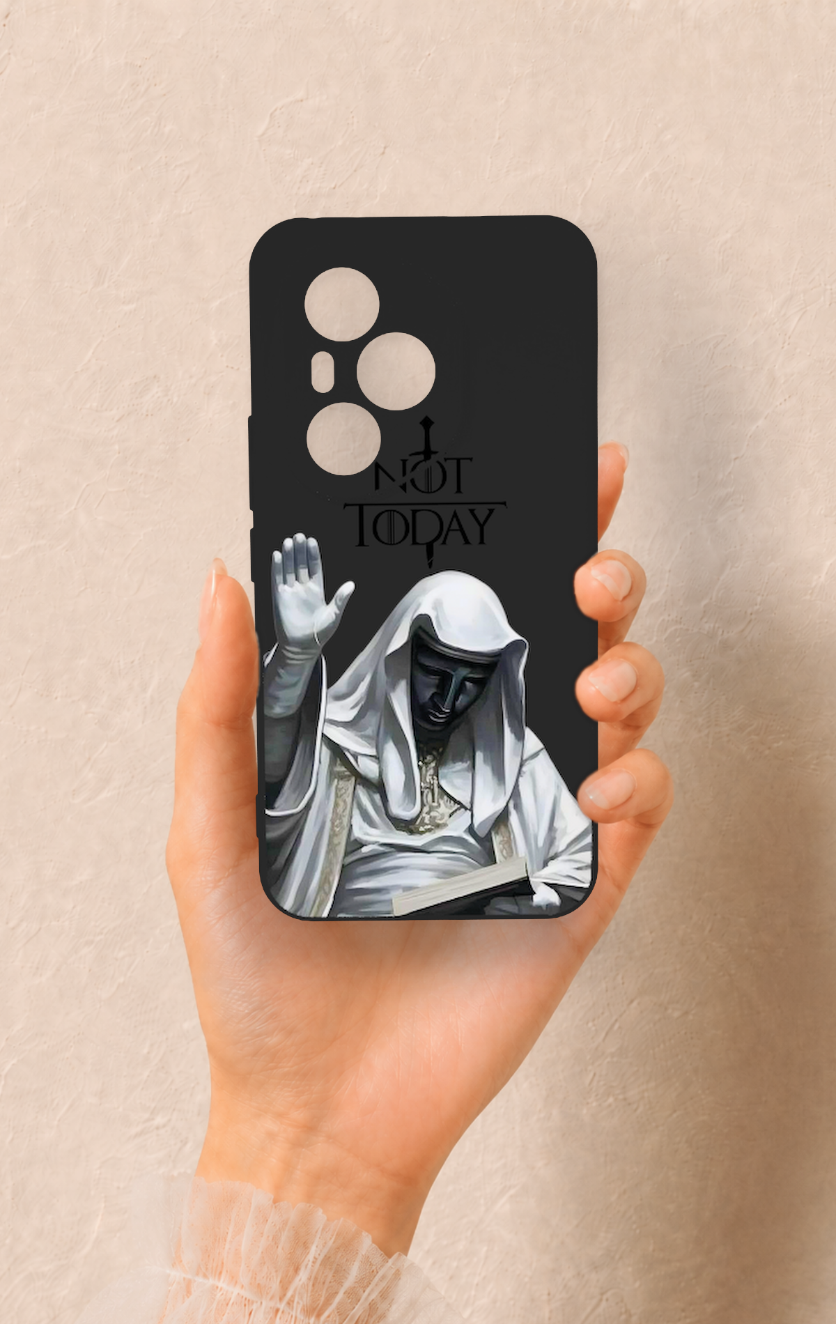 Honor 400 Pro Uyumlu Not Today Desenli Silikon Kılıf