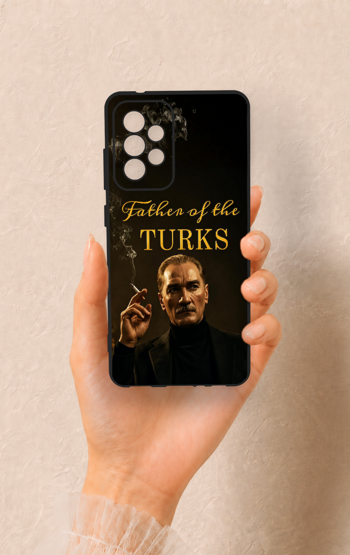 Samsung A52 Uyumlu Father Of The Turks Desenli Silikon Kılıf