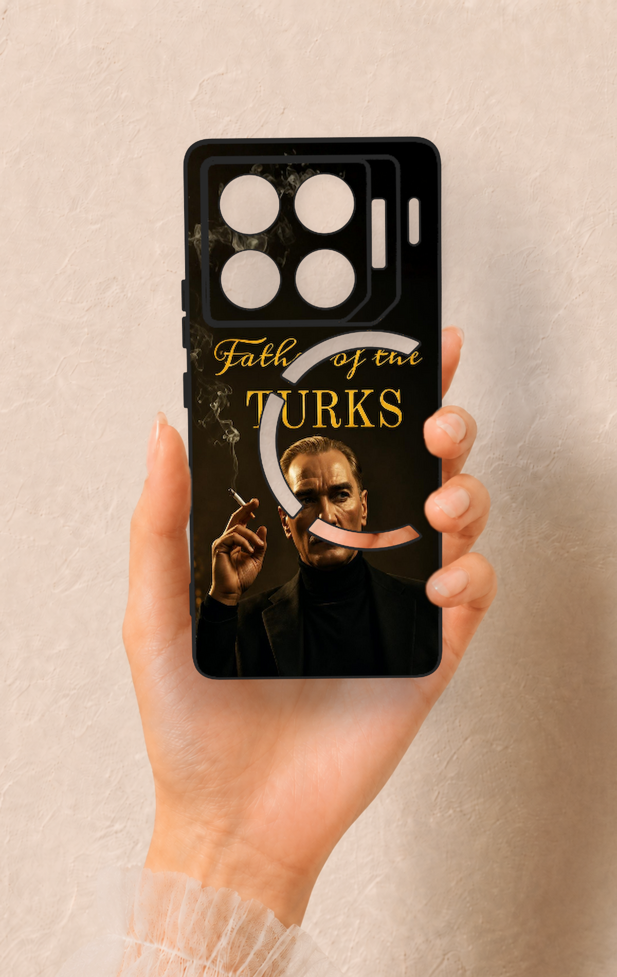 İnfinix Gt 20 Pro Uyumlu Father Of The Turks Desenli Silikon Kılıf