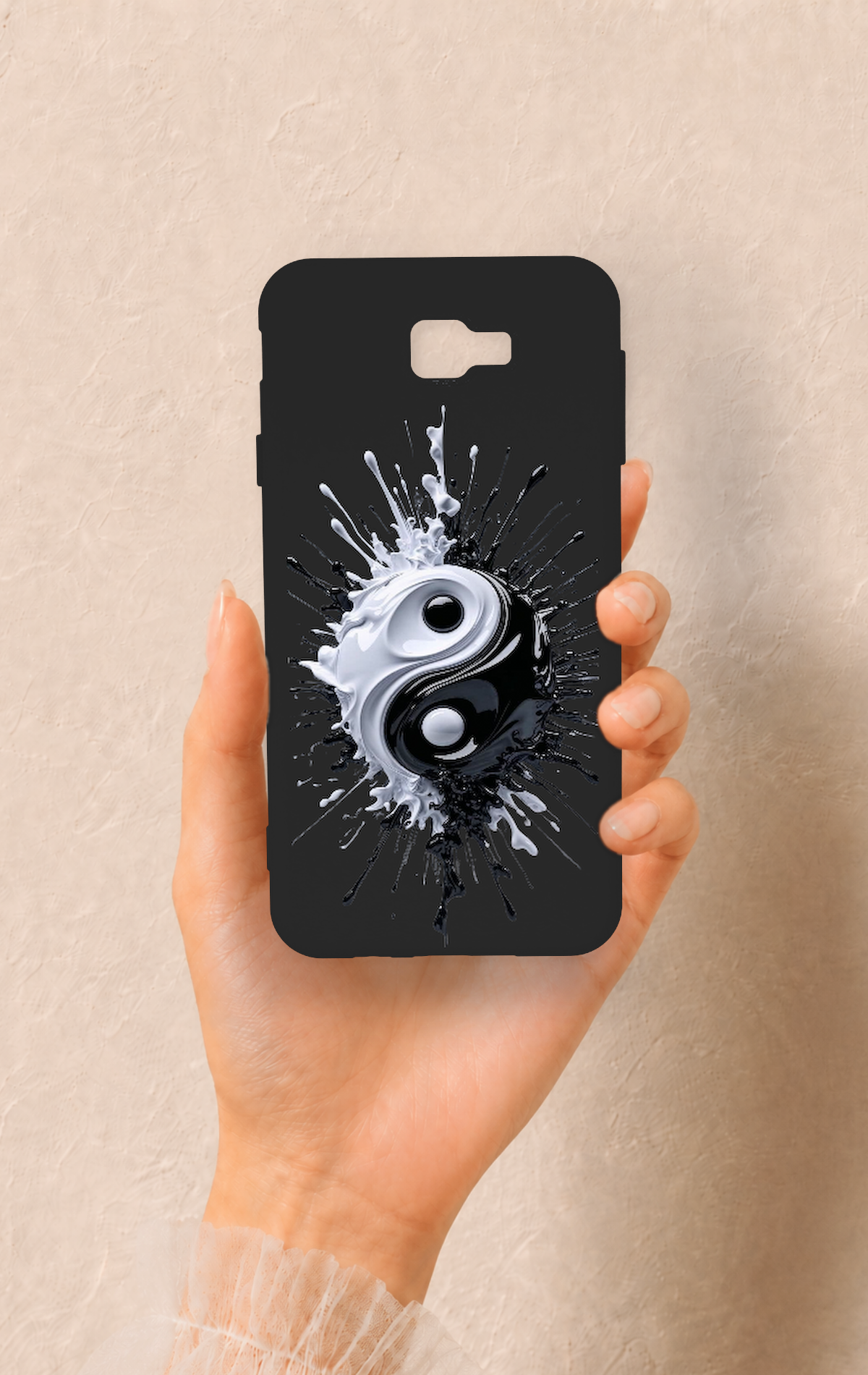 Samsung J7 Prime Uyumlu İyi ve Kötü Desenli Silikon Kılıf