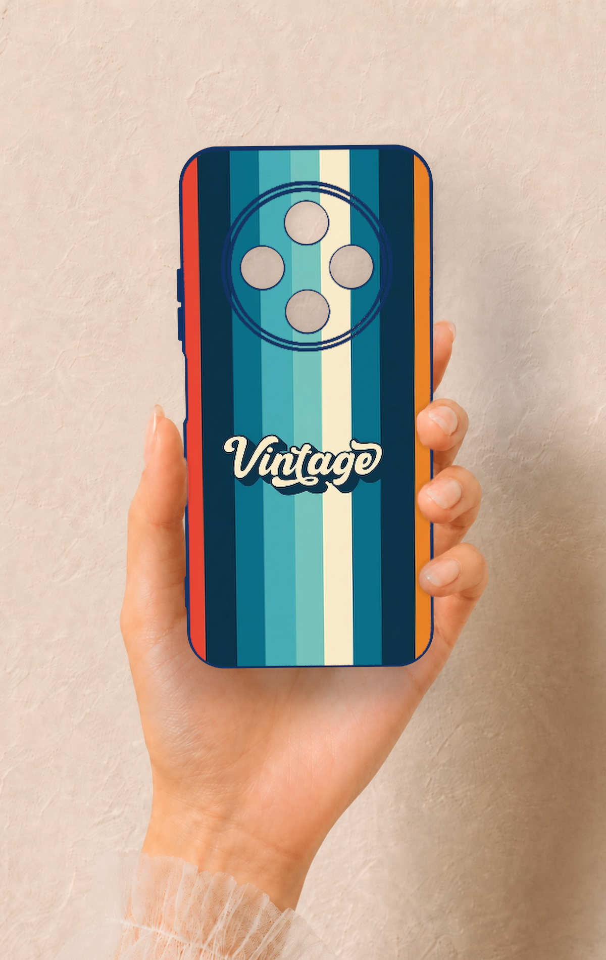 Tecno Spark 30C Uyumlu Vintage Desenli Silikon Kılıf