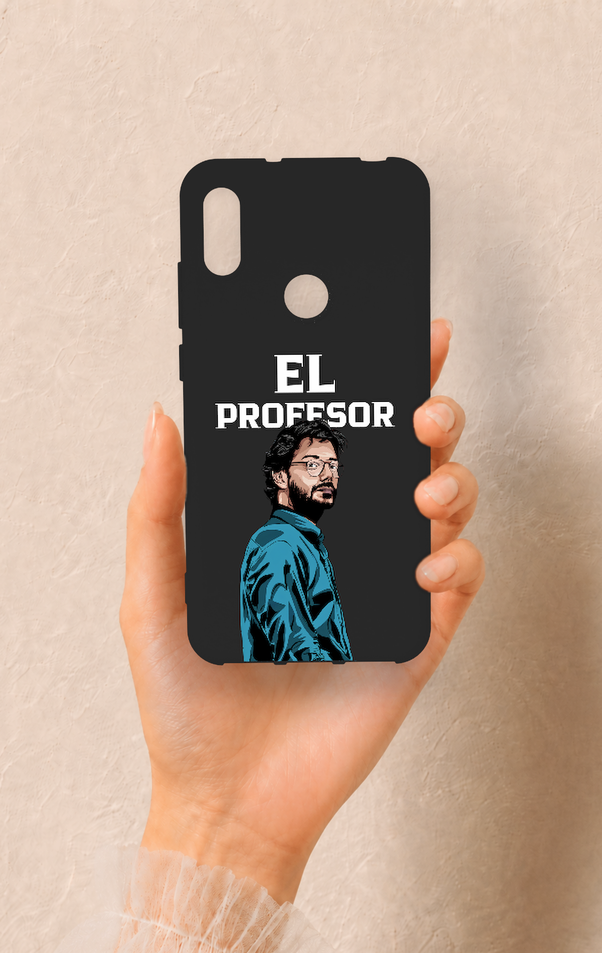 Huawei Y6 2019 Uyumlu El Profesor Desenli Silikon Kılıf