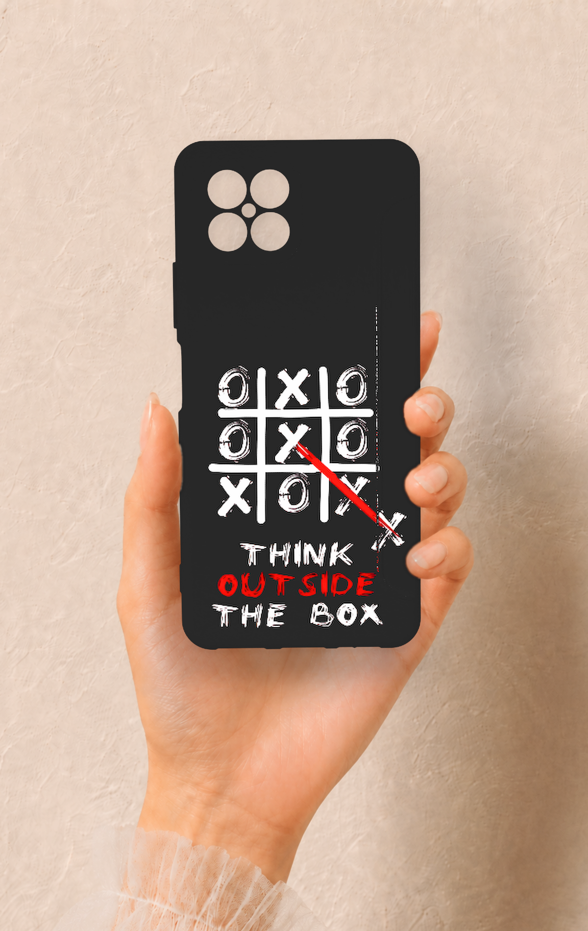 Omix X600 Uyumlu Out Side The Box Desenli Silikon Kılıf