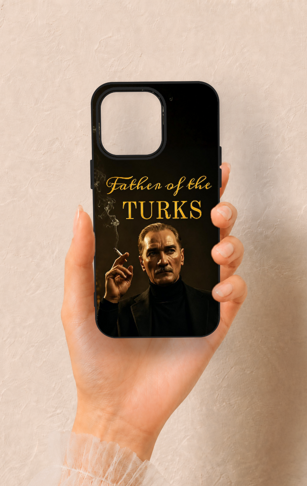 iPhone 15 Pro Max Uyumlu Father Of The Turks Desenli Silikon Kılıf