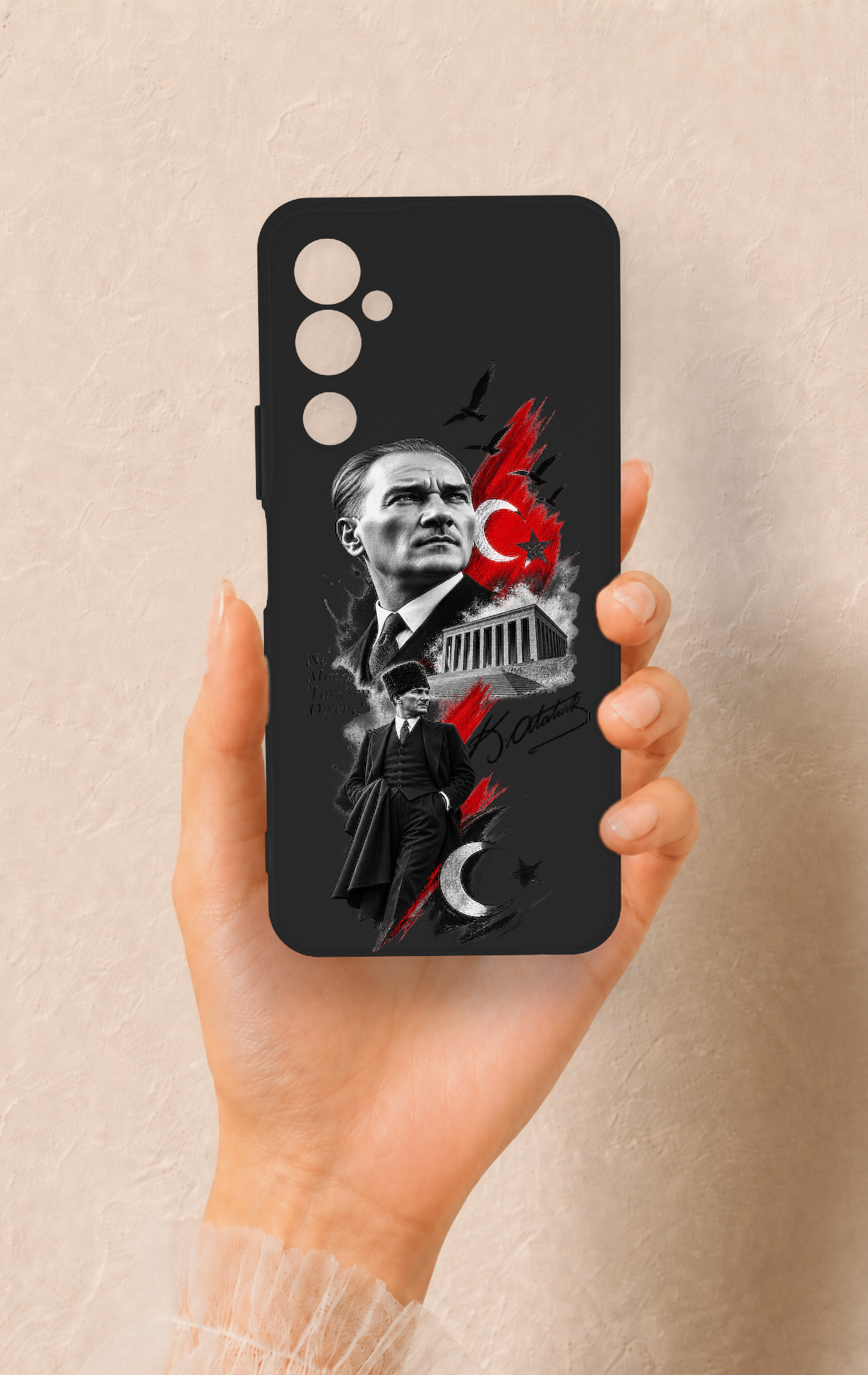 Tecno Pova Neo 2 Uyumlu Atatürk Anıtkabir Desenli Silikon Kılıf