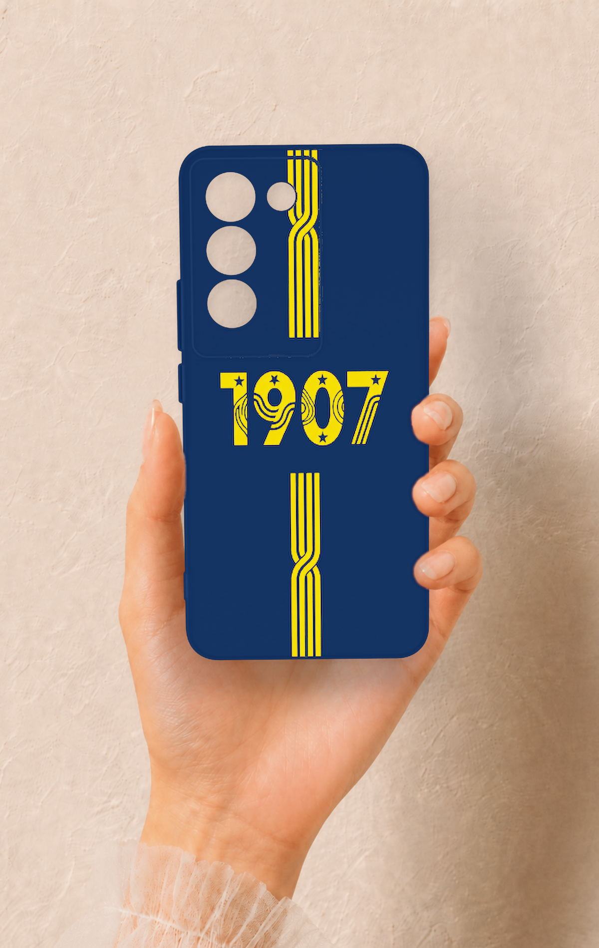 Vivo V30 Lite Uyumlu 1907 Kemer Desenli Silikon Kılıf