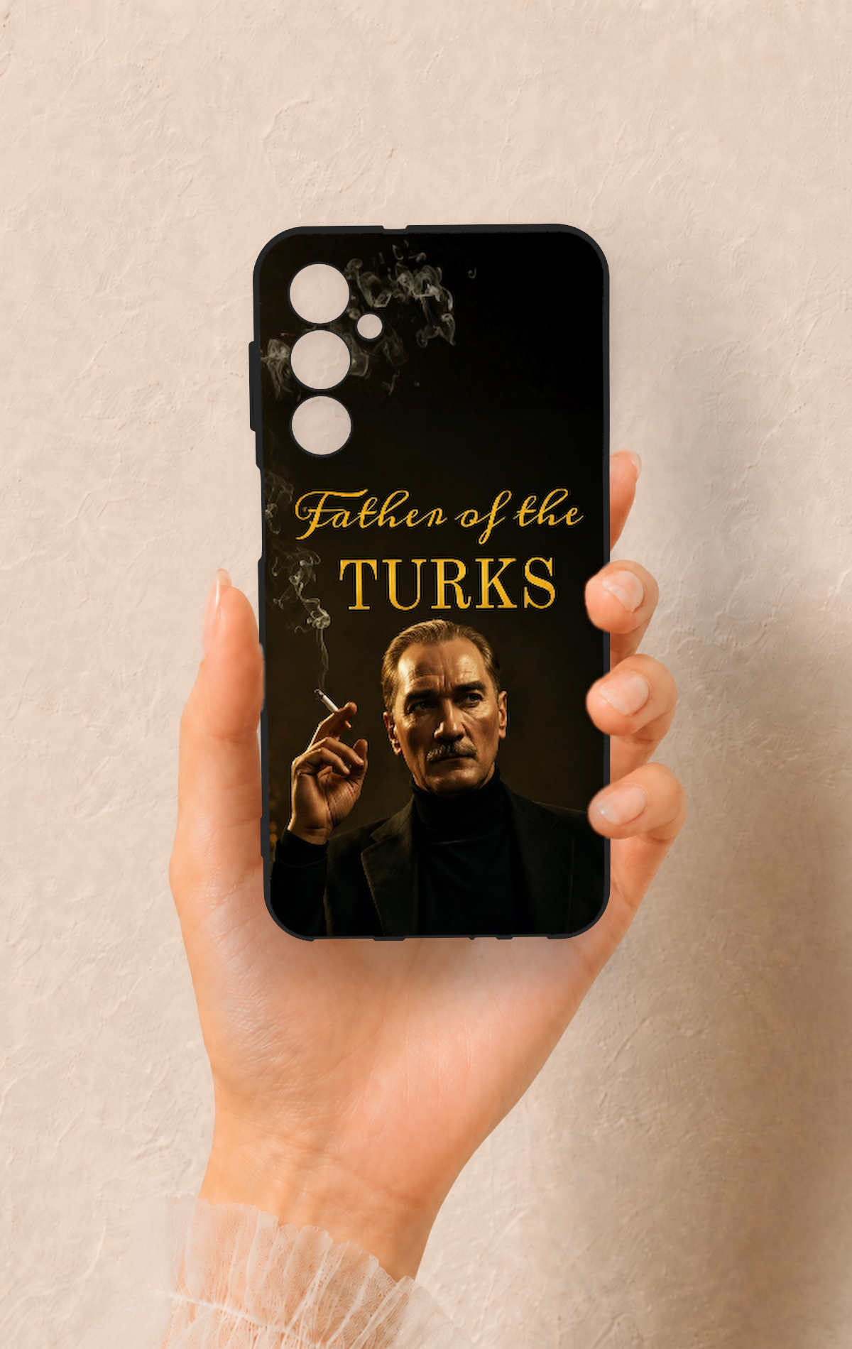 Samsung M34 Uyumlu Father Of The Turks Desenli Silikon Kılıf