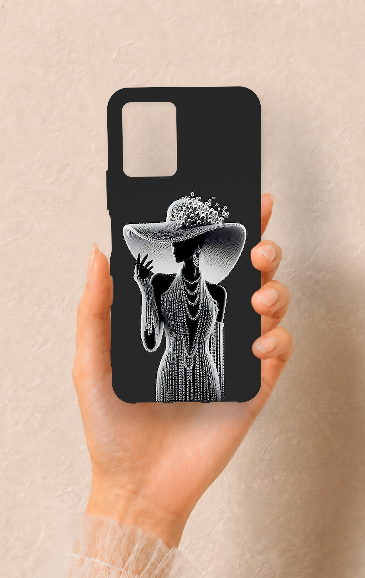 Vivo Y33S Uyumlu Lady Desenli Silikon Kılıf