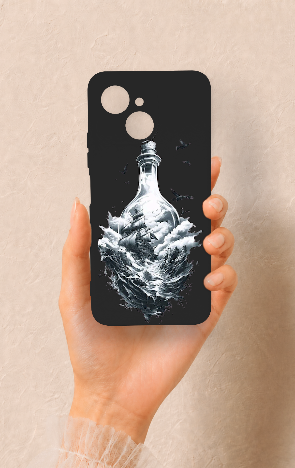 Tecno Spark 40C Uyumlu Secret Sea Desenli Silikon Kılıf