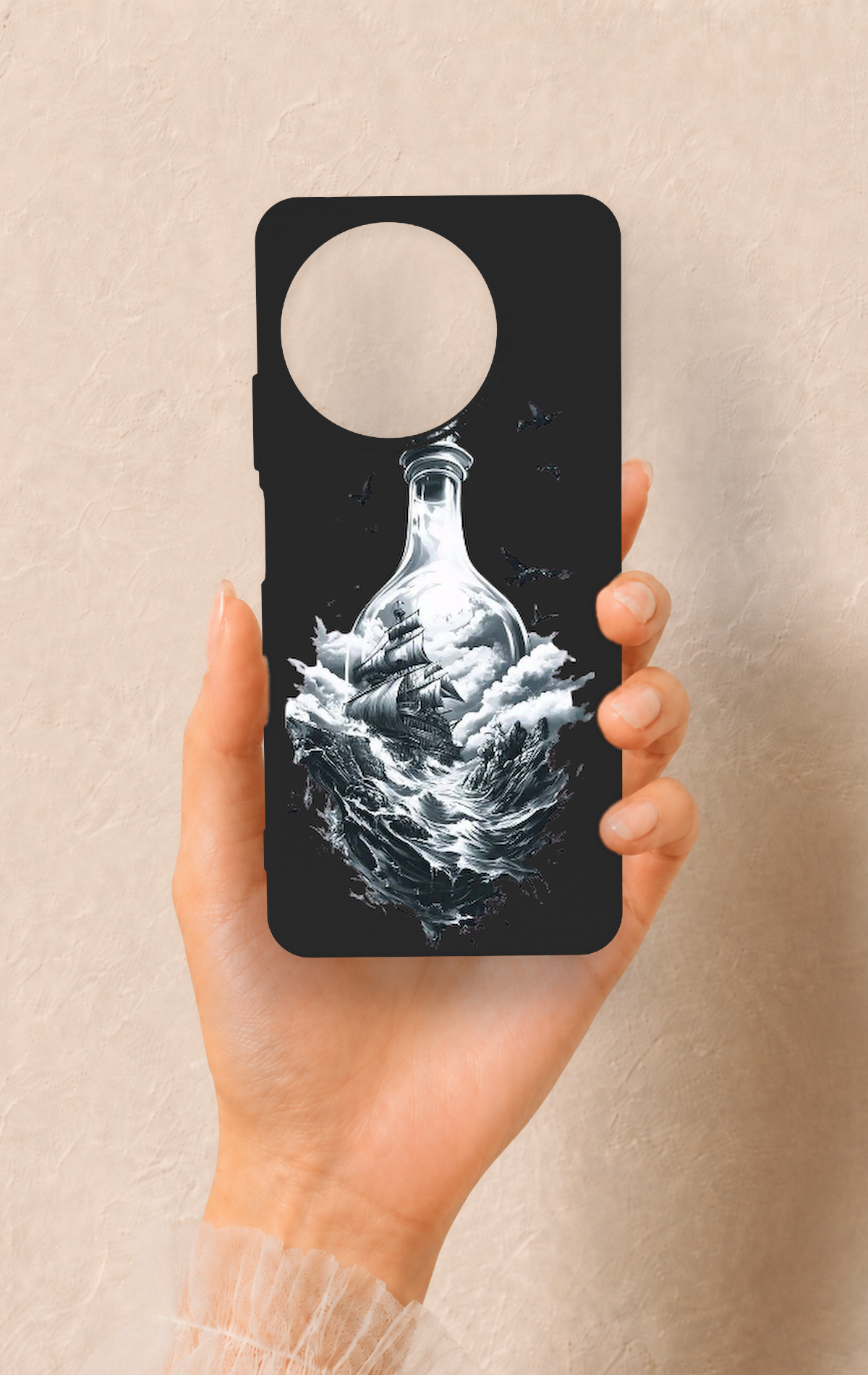 Realme 11 Uyumlu Secret Sea Desenli Silikon Kılıf