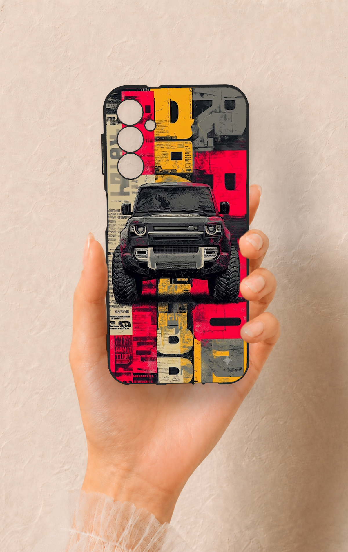 Samsung A14 Uyumlu Defender Truck Desenli Silikon Kılıf