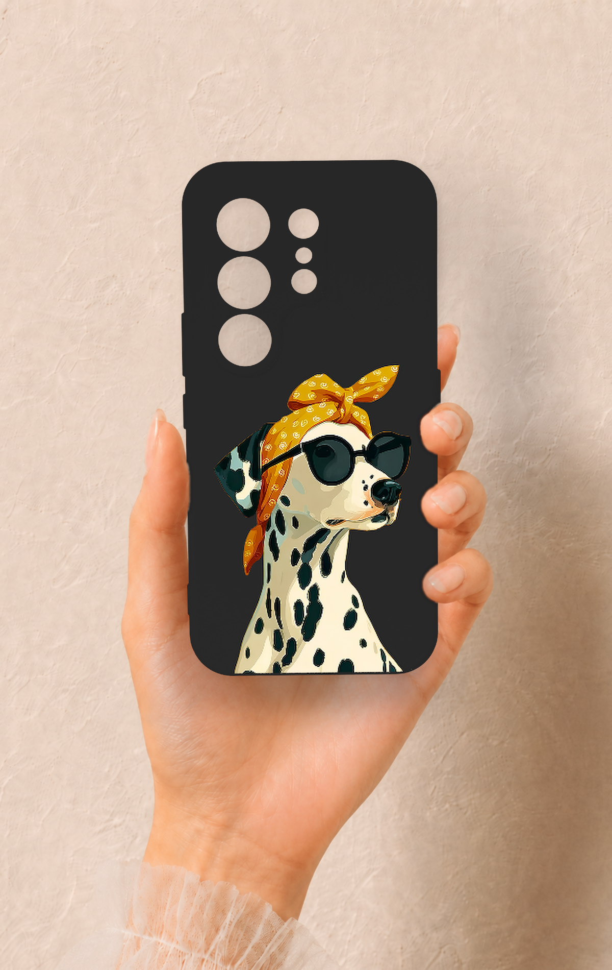 Tecno Camon 50 4G Uyumlu Cool Dalmaçyalı Desenli Silikon Kılıf