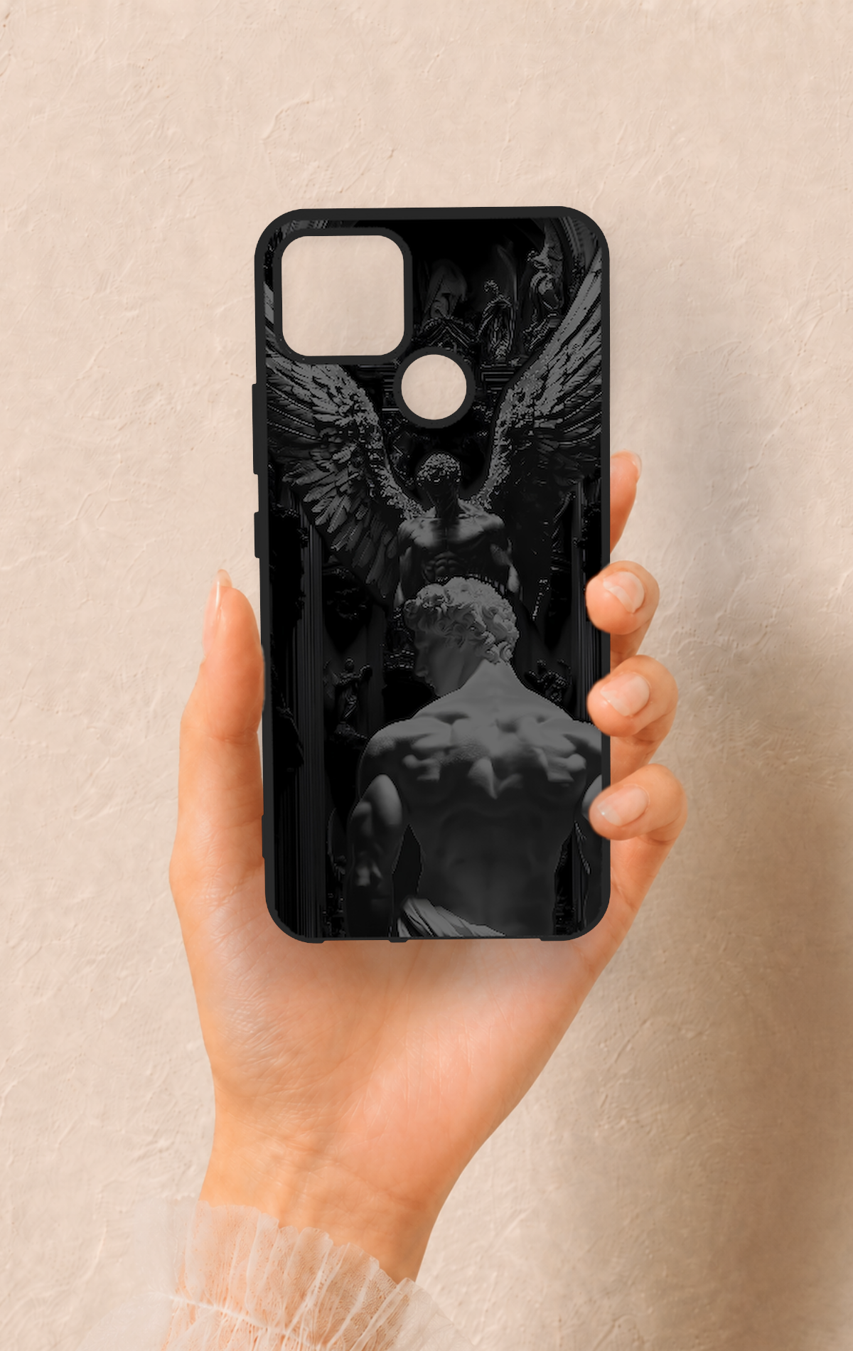 Realme C25 Uyumlu Icarus Desenli Silikon Kılıf