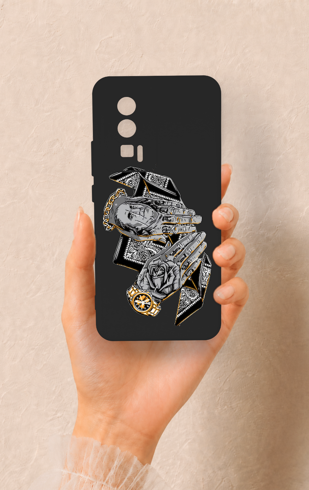 Poco F5 Pro Uyumlu Self Made Desenli Silikon Kılıf
