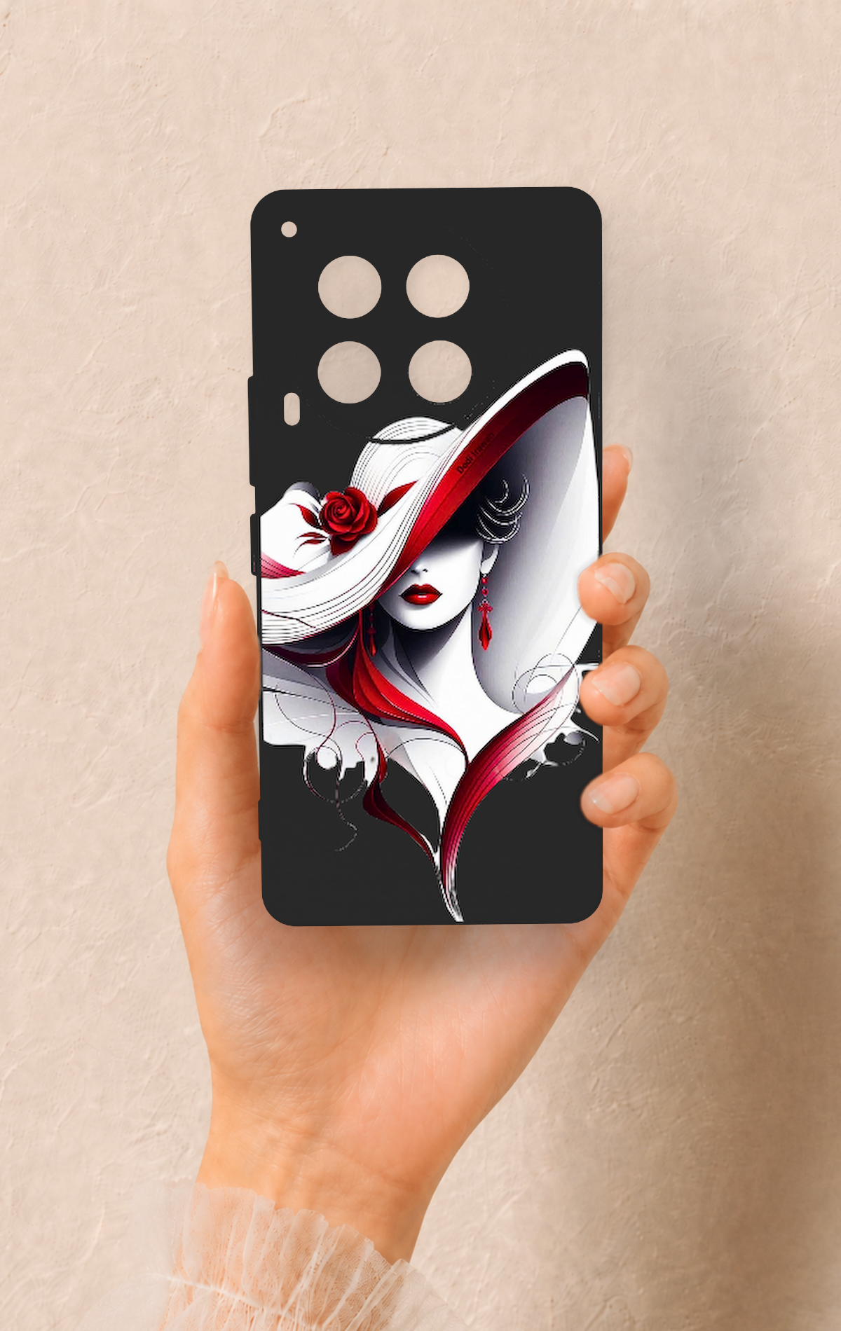 Tecno Camon 30 Uyumlu Matmazel Desenli Silikon Kılıf
