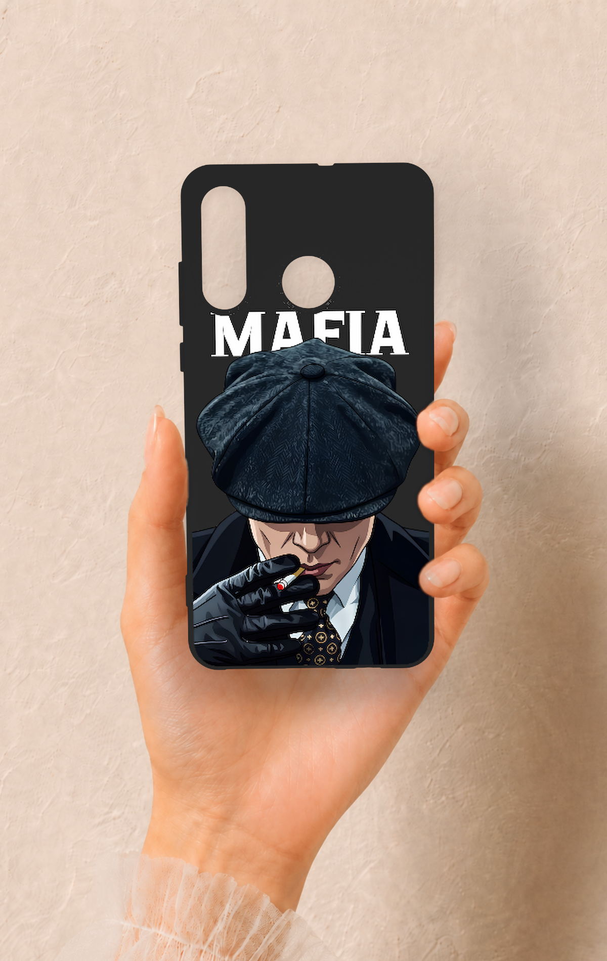 Huawei P30 Lite Uyumlu MAFIA Desenli Silikon Kılıf