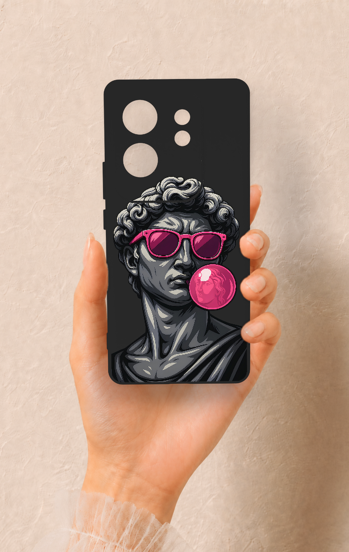 İnfinix Zero 30 Uyumlu Pop David Desenli Silikon Kılıf