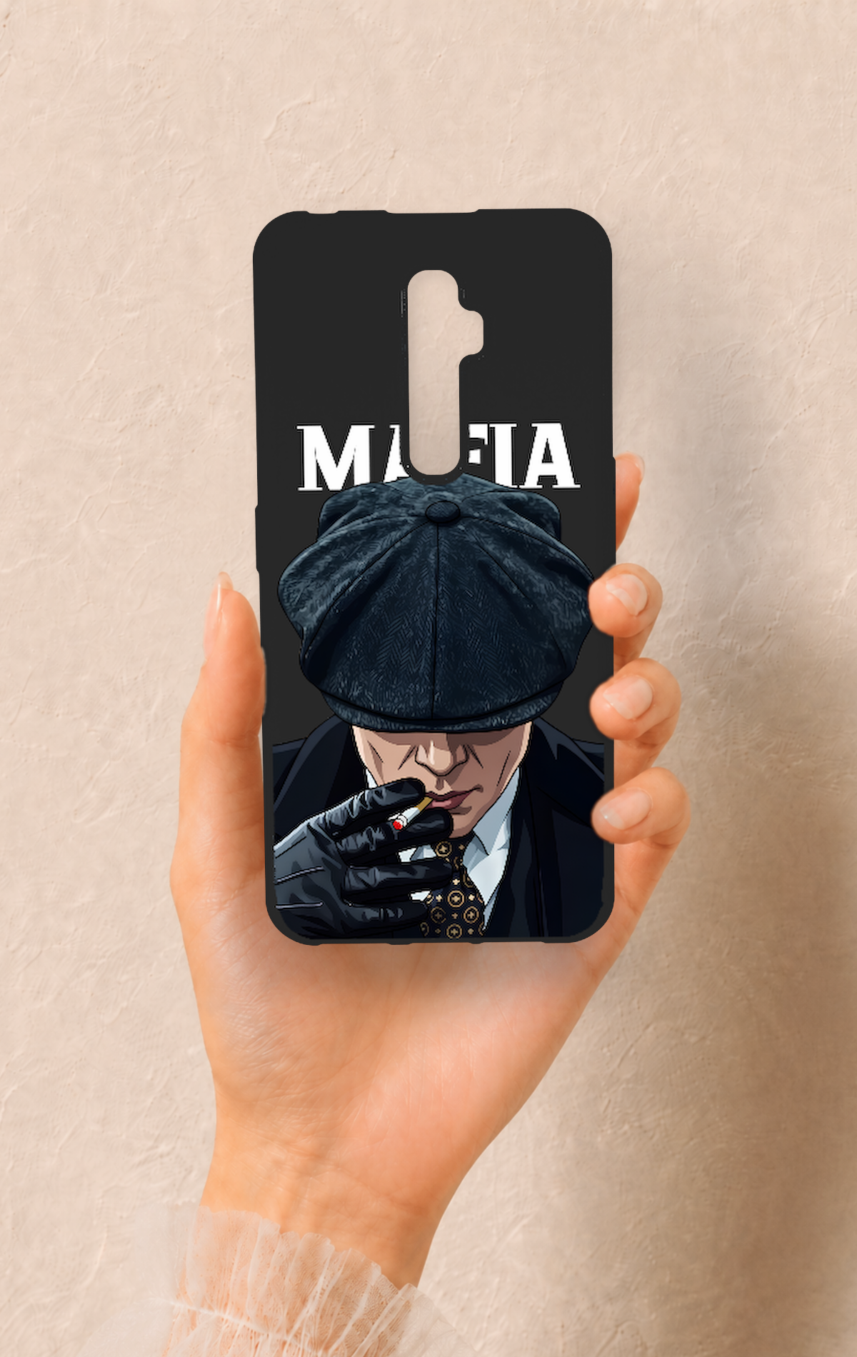 Oppo Reno 2Z Uyumlu MAFIA Desenli Silikon Kılıf