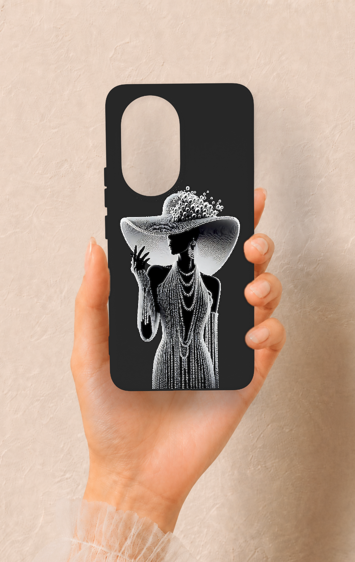 Honor 200 5G Uyumlu Lady Desenli Silikon Kılıf