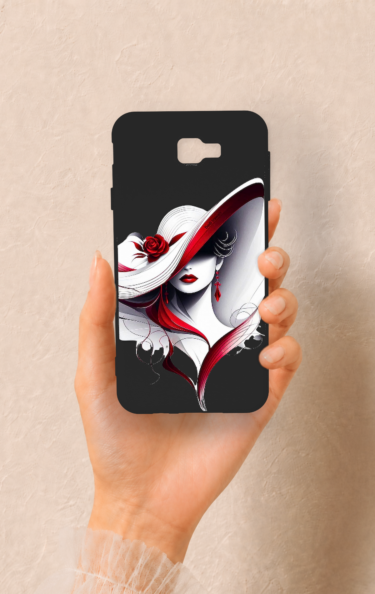 Samsung J7 Prime Uyumlu Matmazel Desenli Silikon Kılıf