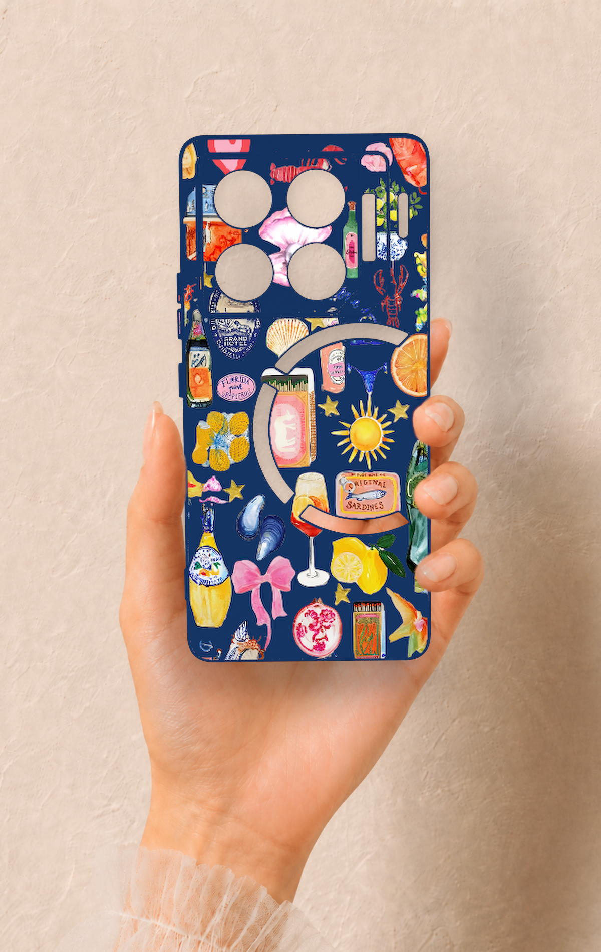 İnfinix Gt 20 Pro Uyumlu Summer Desenli Silikon Kılıf