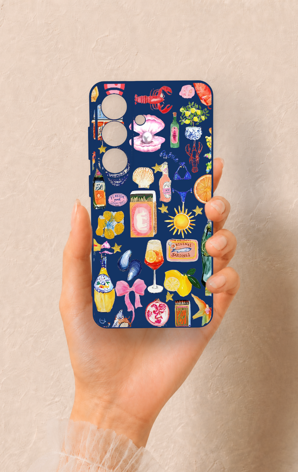 Samsung S26 Uyumlu Summer Desenli Silikon Kılıf