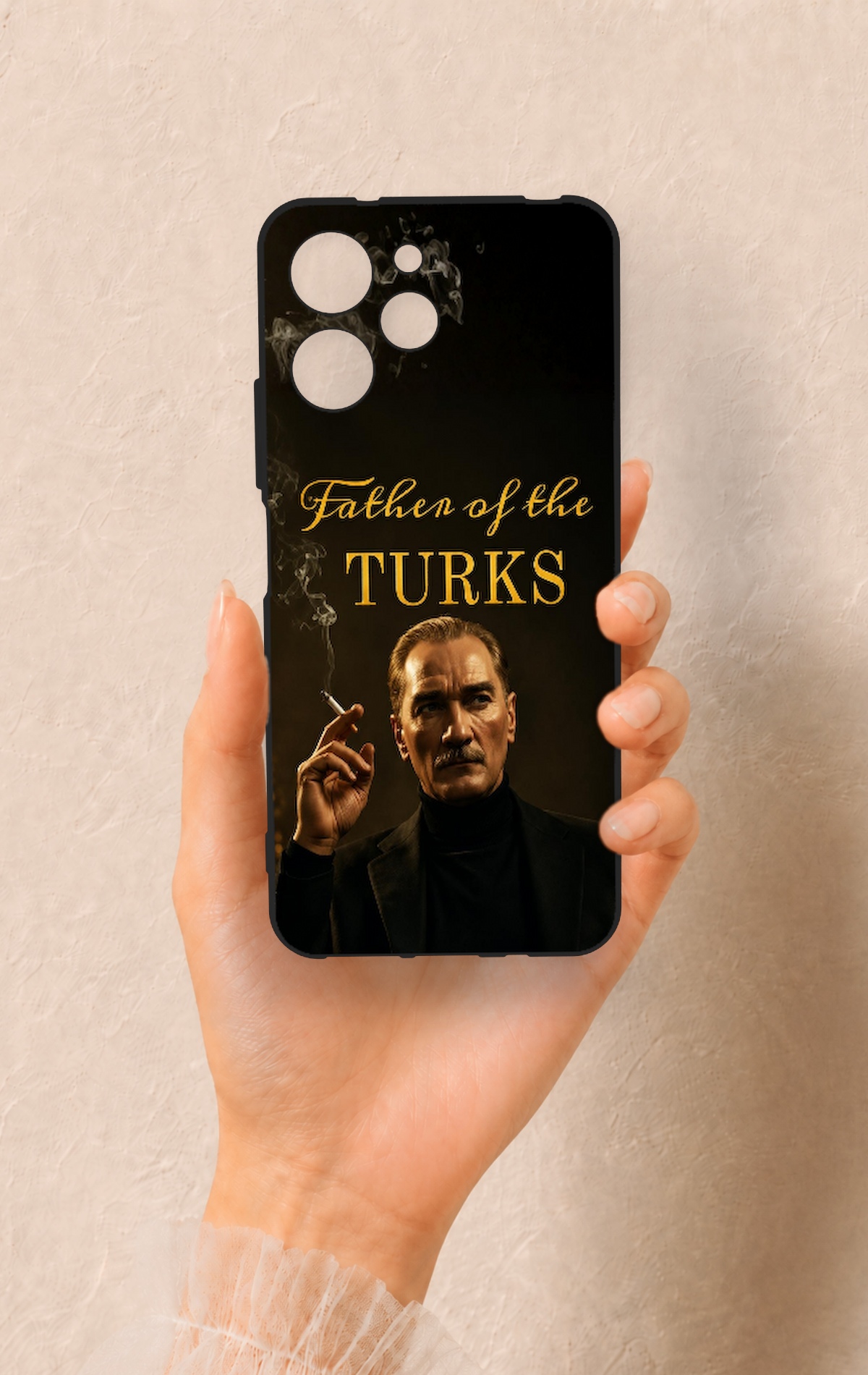 Redmi 12 Uyumlu Father Of The Turks Desenli Silikon Kılıf