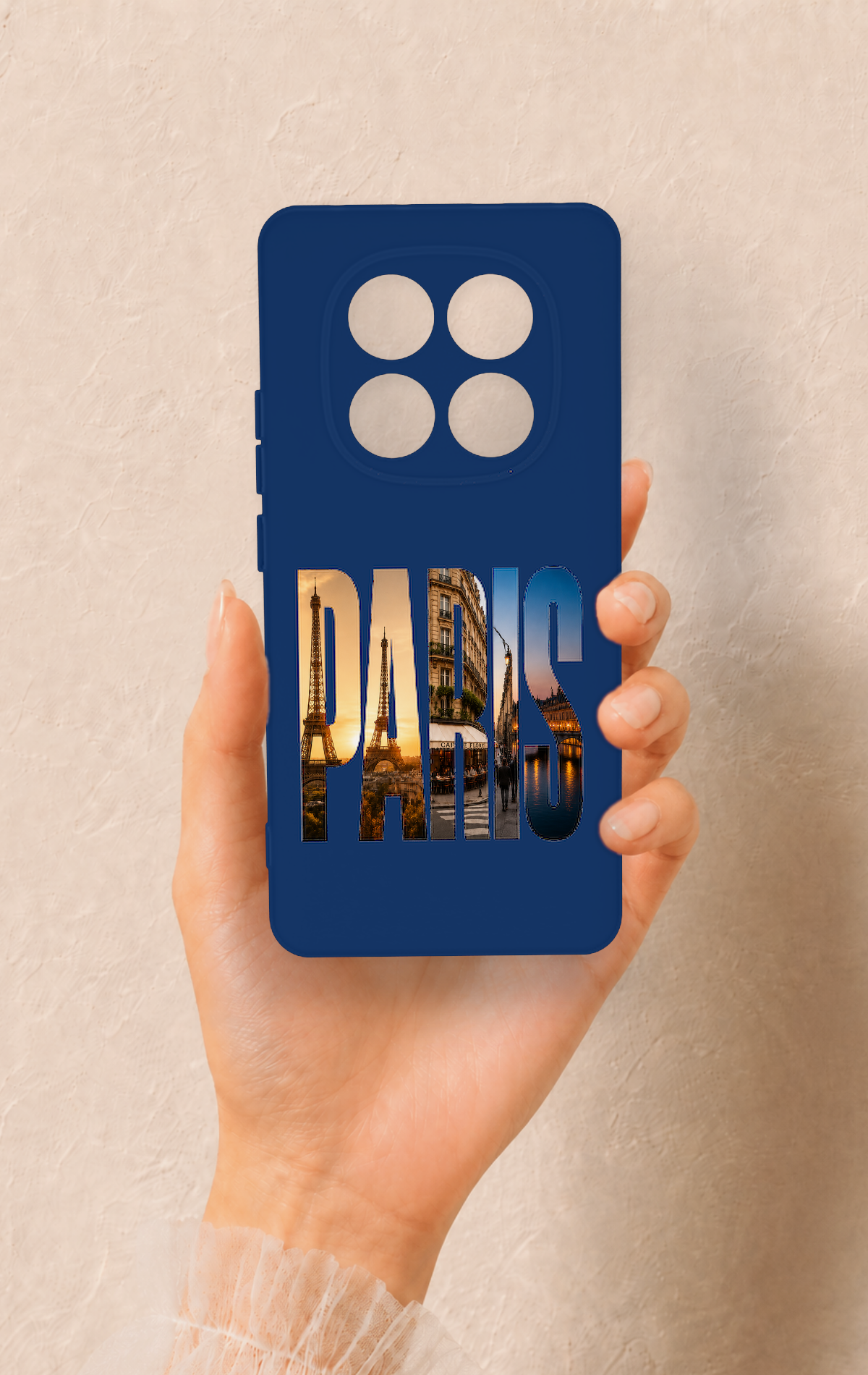 Redmi Note 14 Pro 5G Uyumlu Paris Desenli Silikon Kılıf