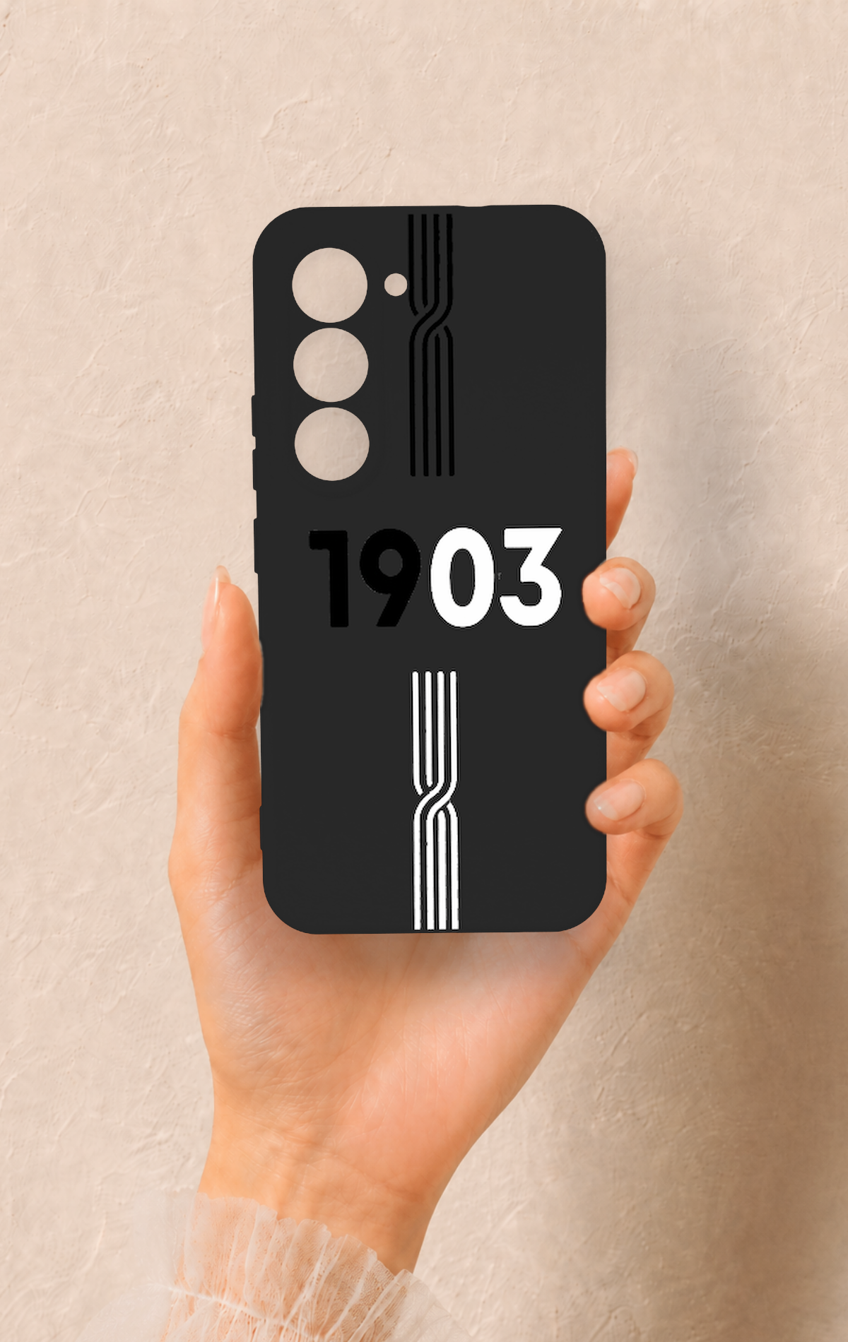 Tecno Spark 40 Pro Uyumlu 1903 Kemer Desenli Silikon Kılıf