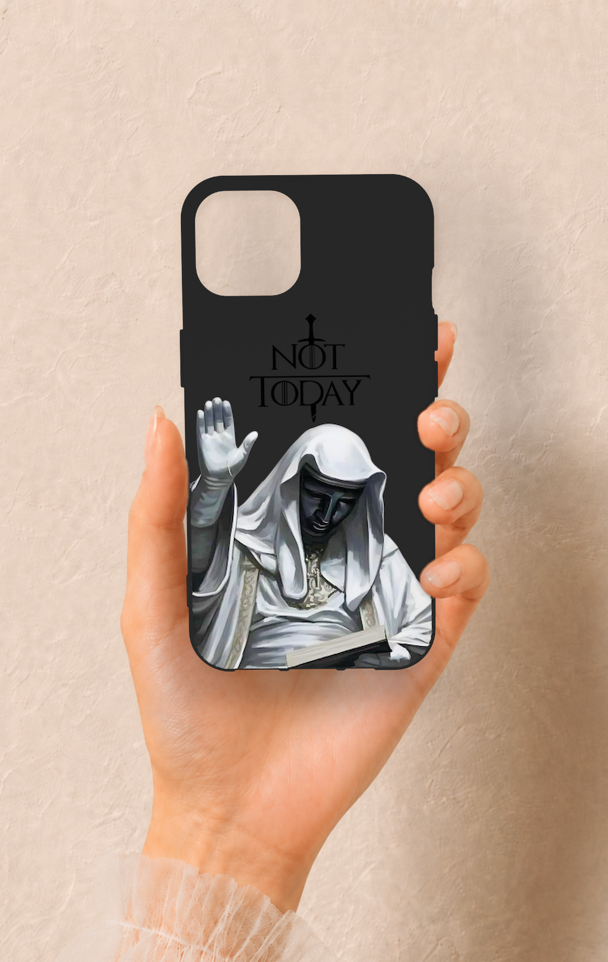 iPhone 13 Uyumlu Not Today Desenli Silikon Kılıf