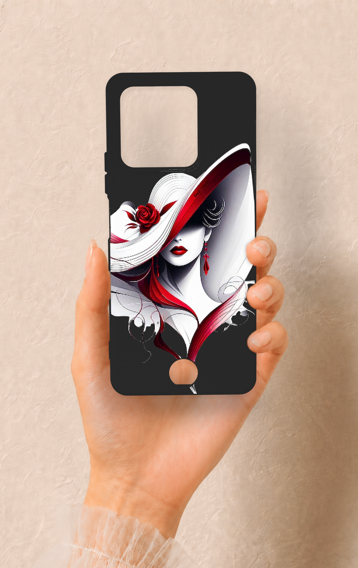 Reeder S71 Uyumlu Matmazel Desenli Silikon Kılıf