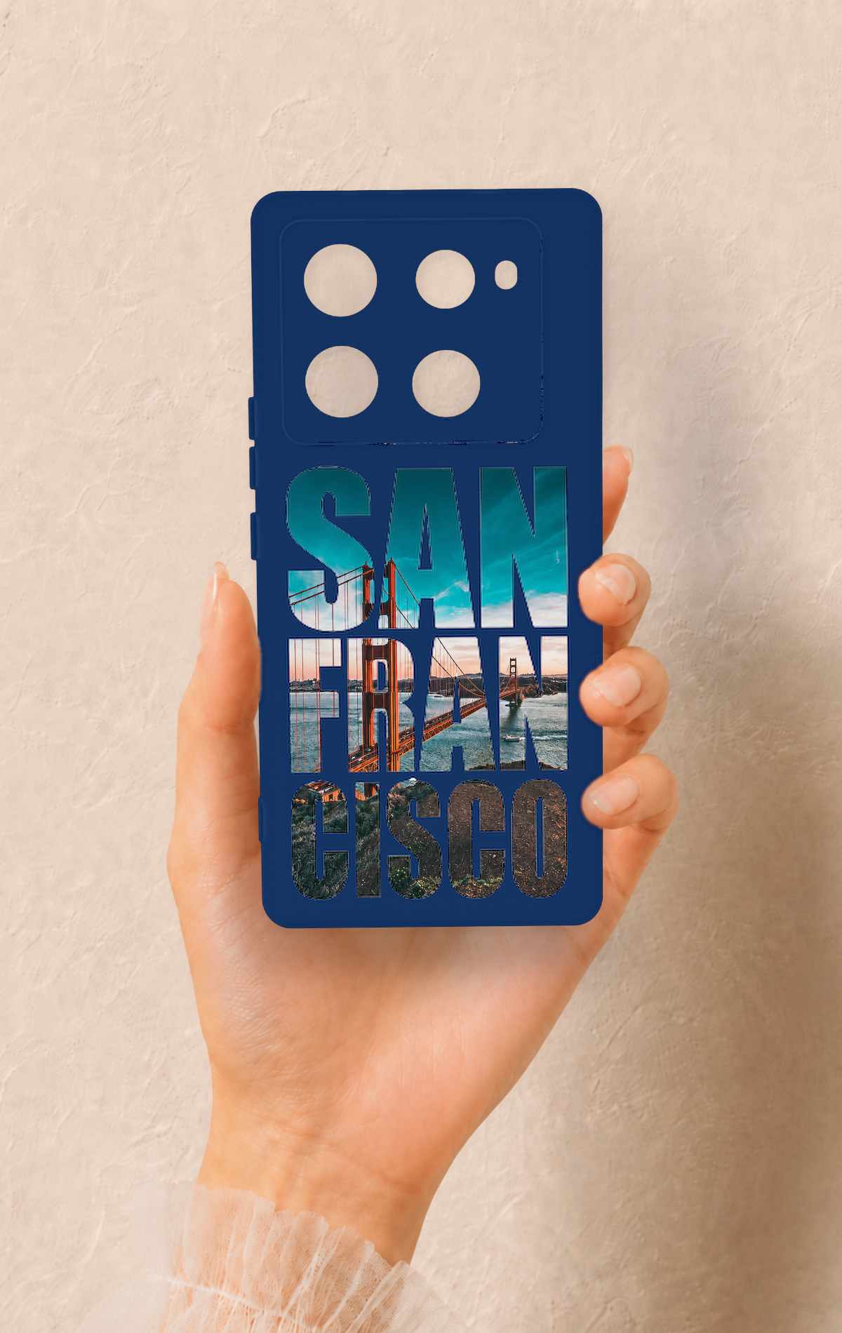 İnfinix Note 40 Pro Uyumlu San Francisco Desenli Silikon Kılıf