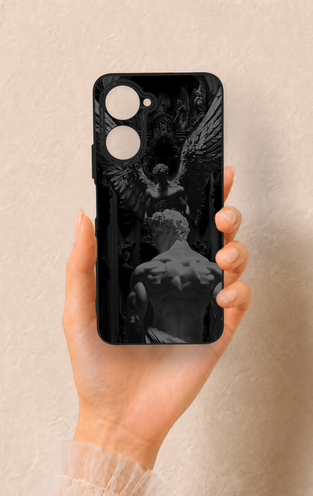 Vivo Y18 Uyumlu Icarus Desenli Silikon Kılıf
