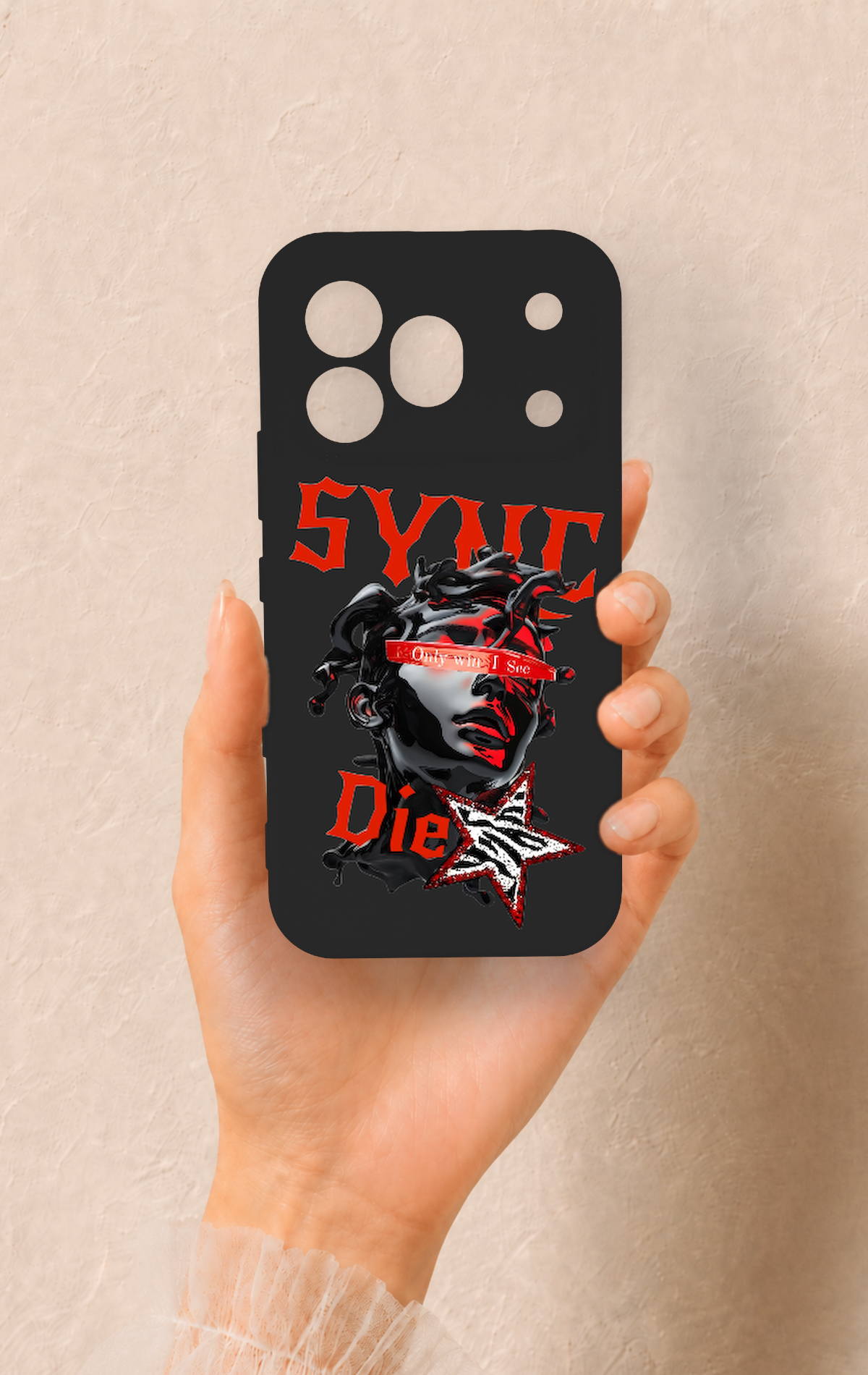Honor 600 Pro Uyumlu Sync Die Desenli Silikon Kılıf