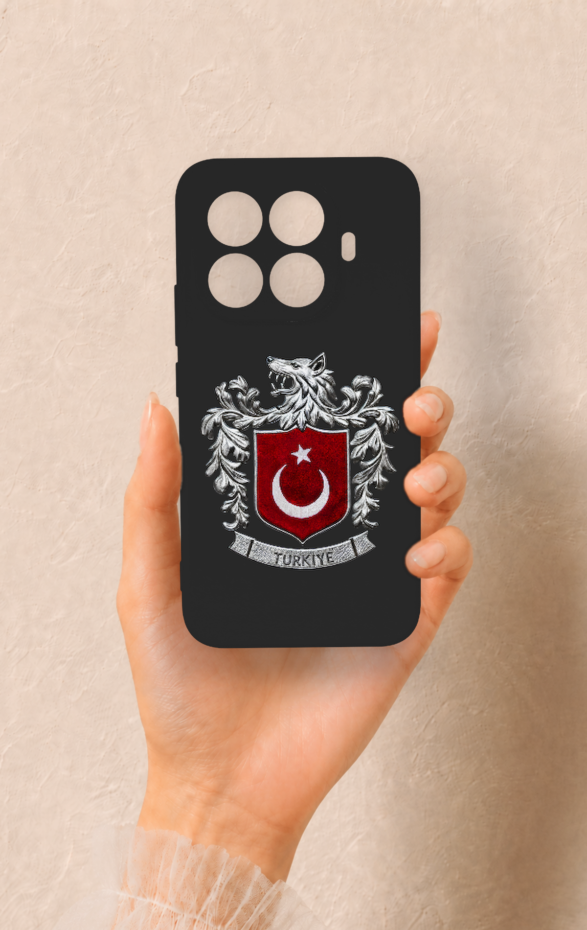 Mi 15T PRO Uyumlu Türk Arma Desenli Silikon Kılıf