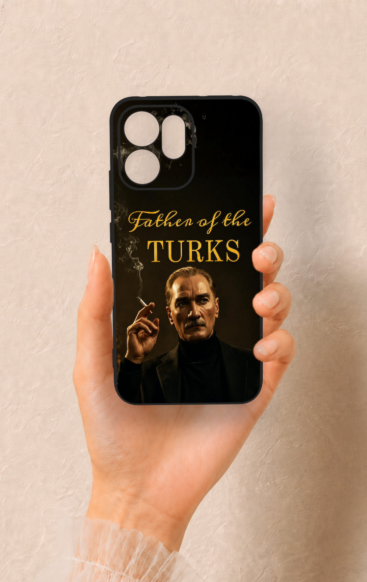 Oppo Reno 14F Uyumlu Father Of The Turks Desenli Silikon Kılıf