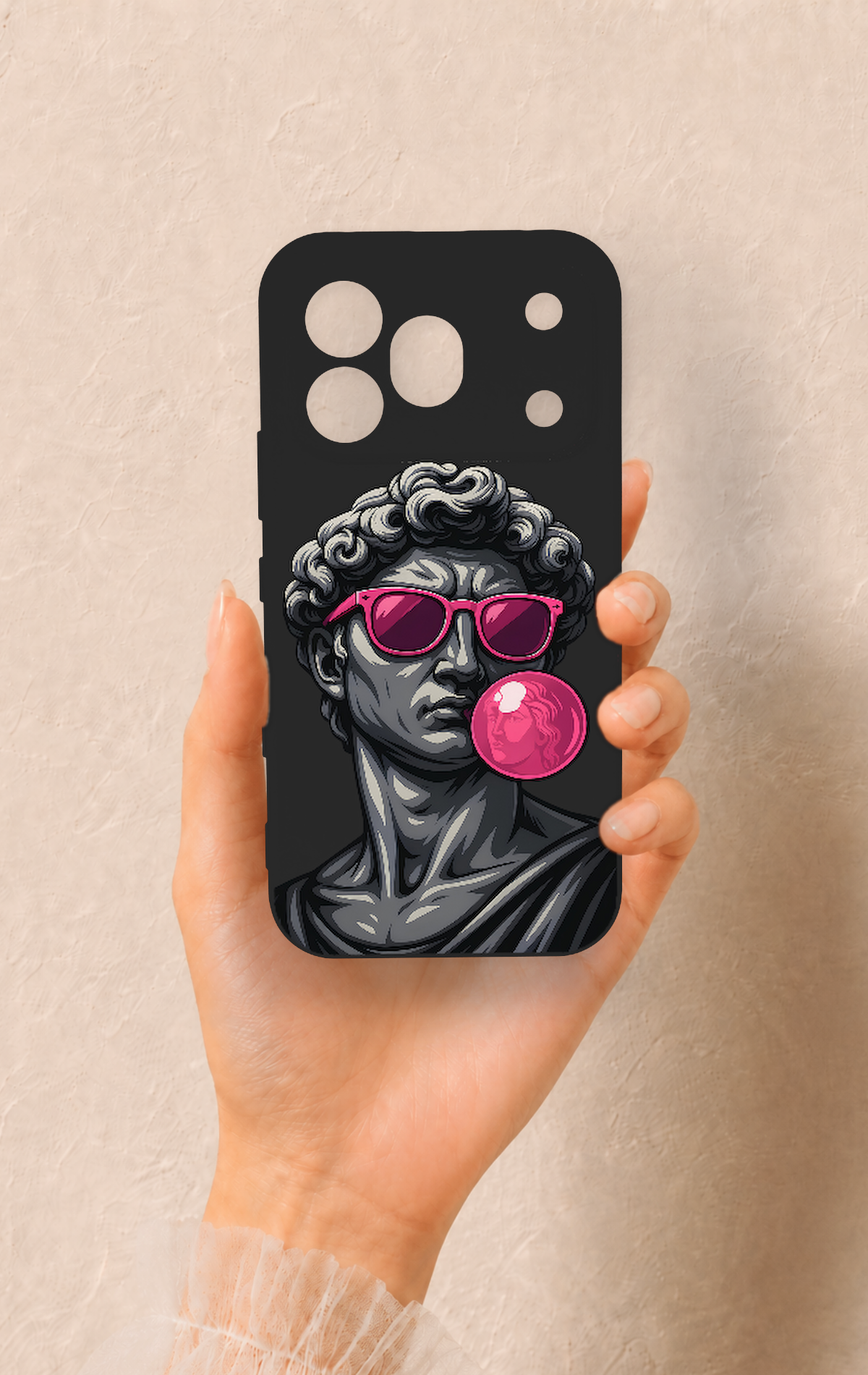 Honor 600 Pro Uyumlu Pop David Desenli Silikon Kılıf